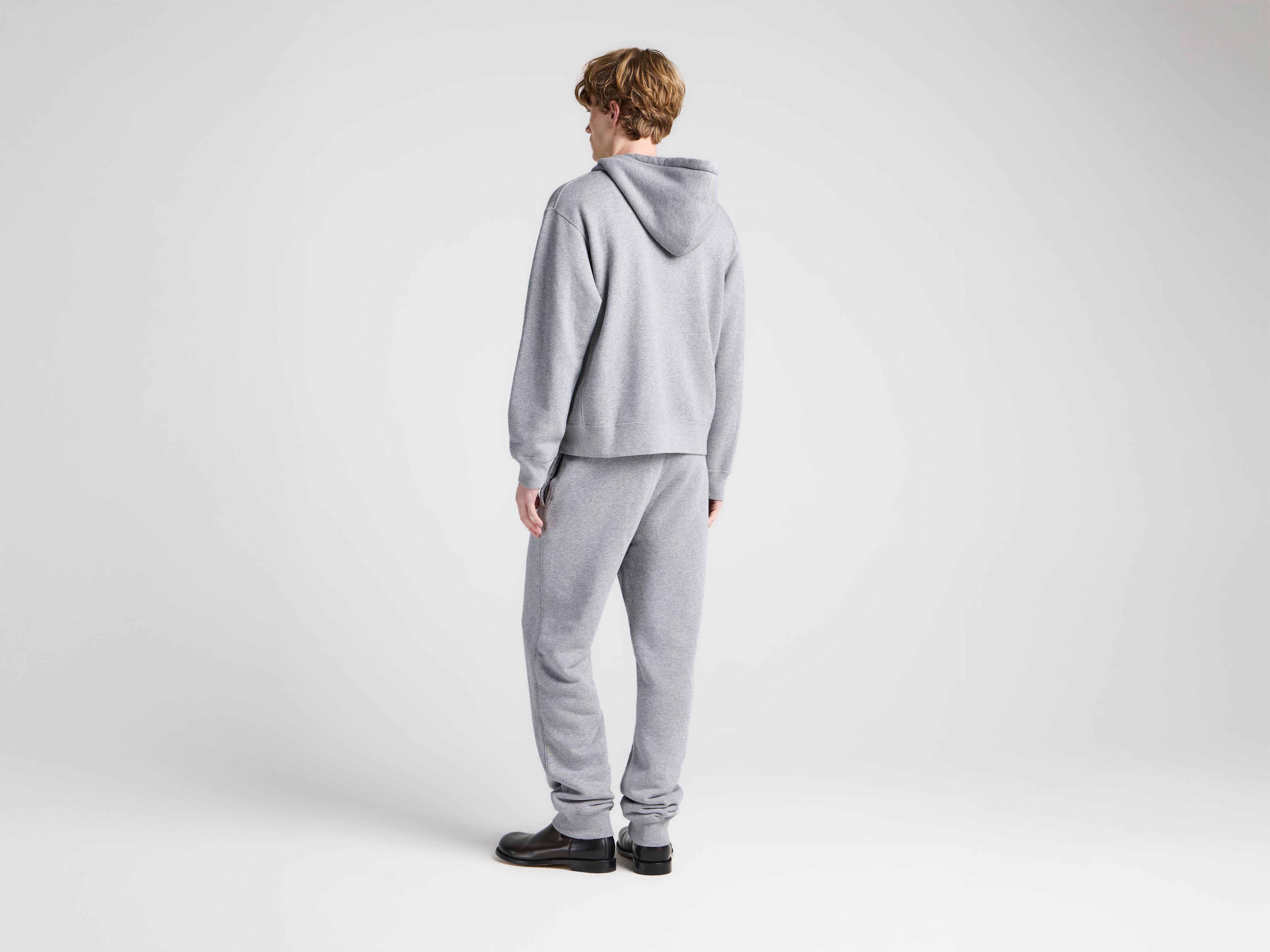 J.W.Anderson Hoodies Front Zip Hoodie graumeliert