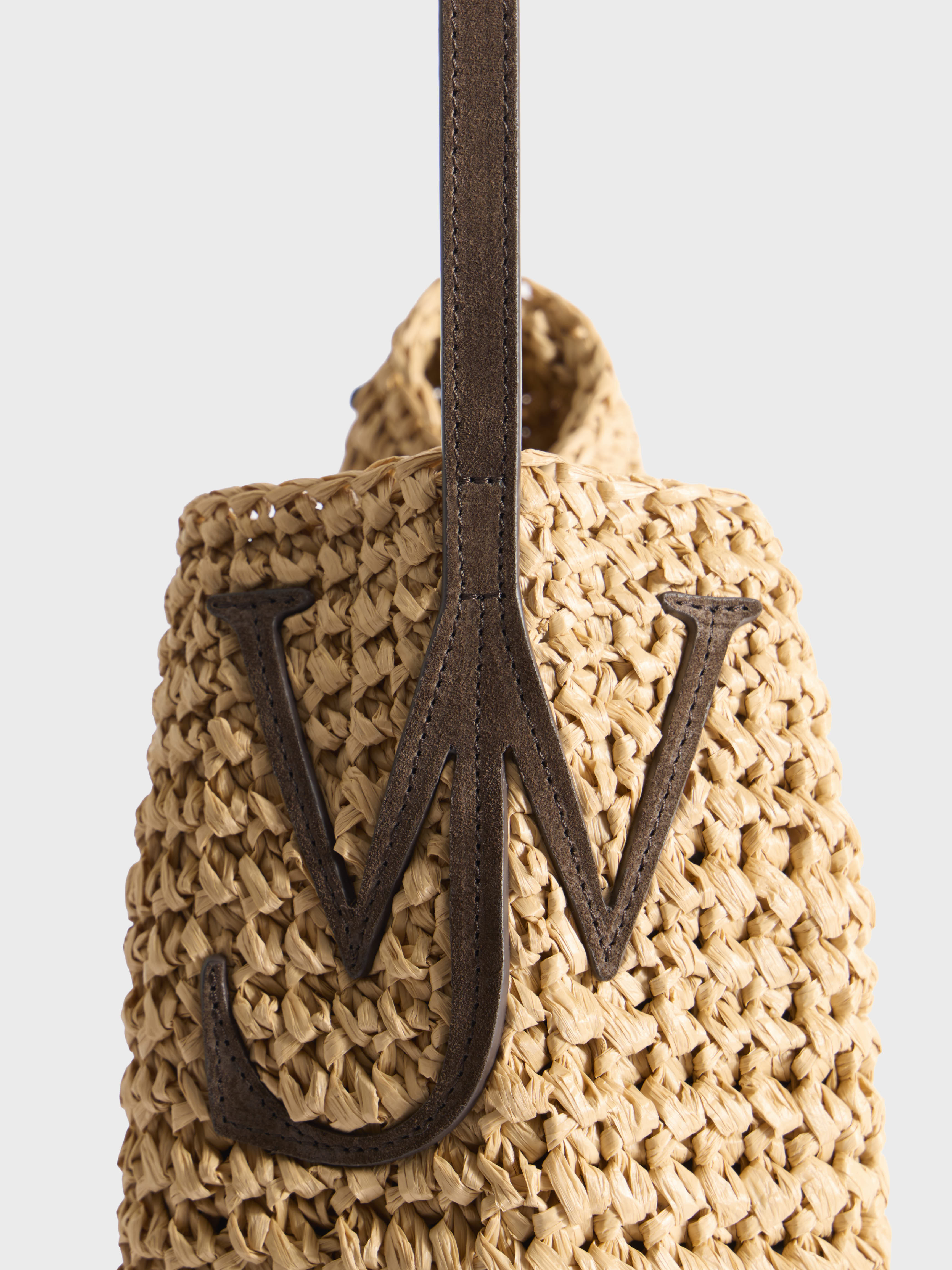 J.W.Anderson Small Bulb Bag Tasche natur-braun Raffia