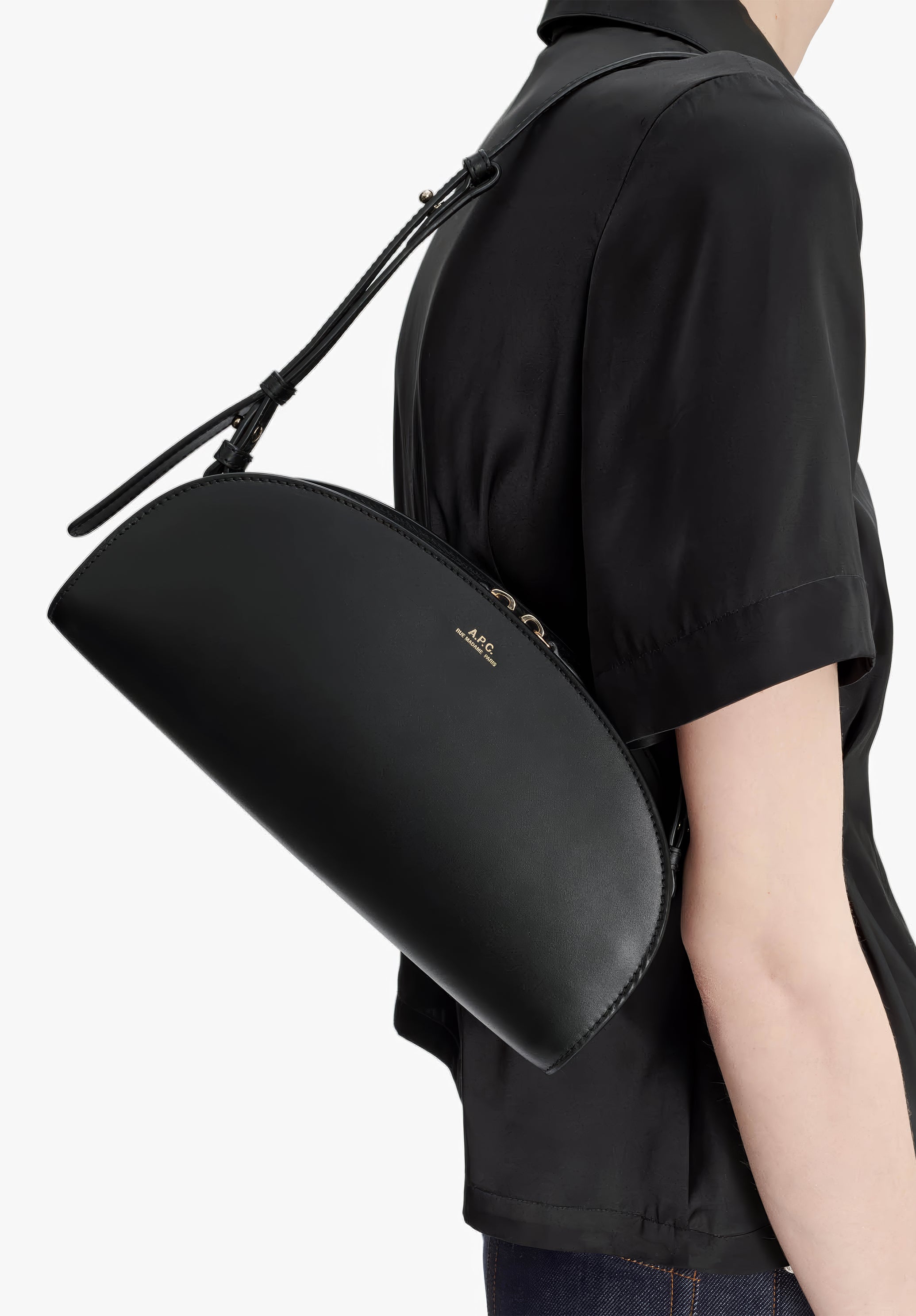 A.P.C. Demi-Lune Shoulder Tasche TU Schultertasche