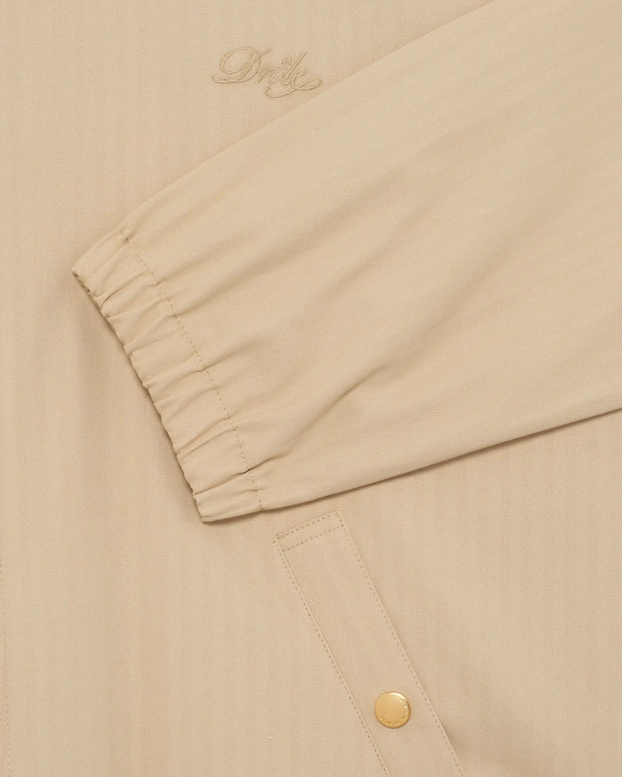 Drôle De Monsieur Le Blouson Drôle Jacke Beige Baumwolle