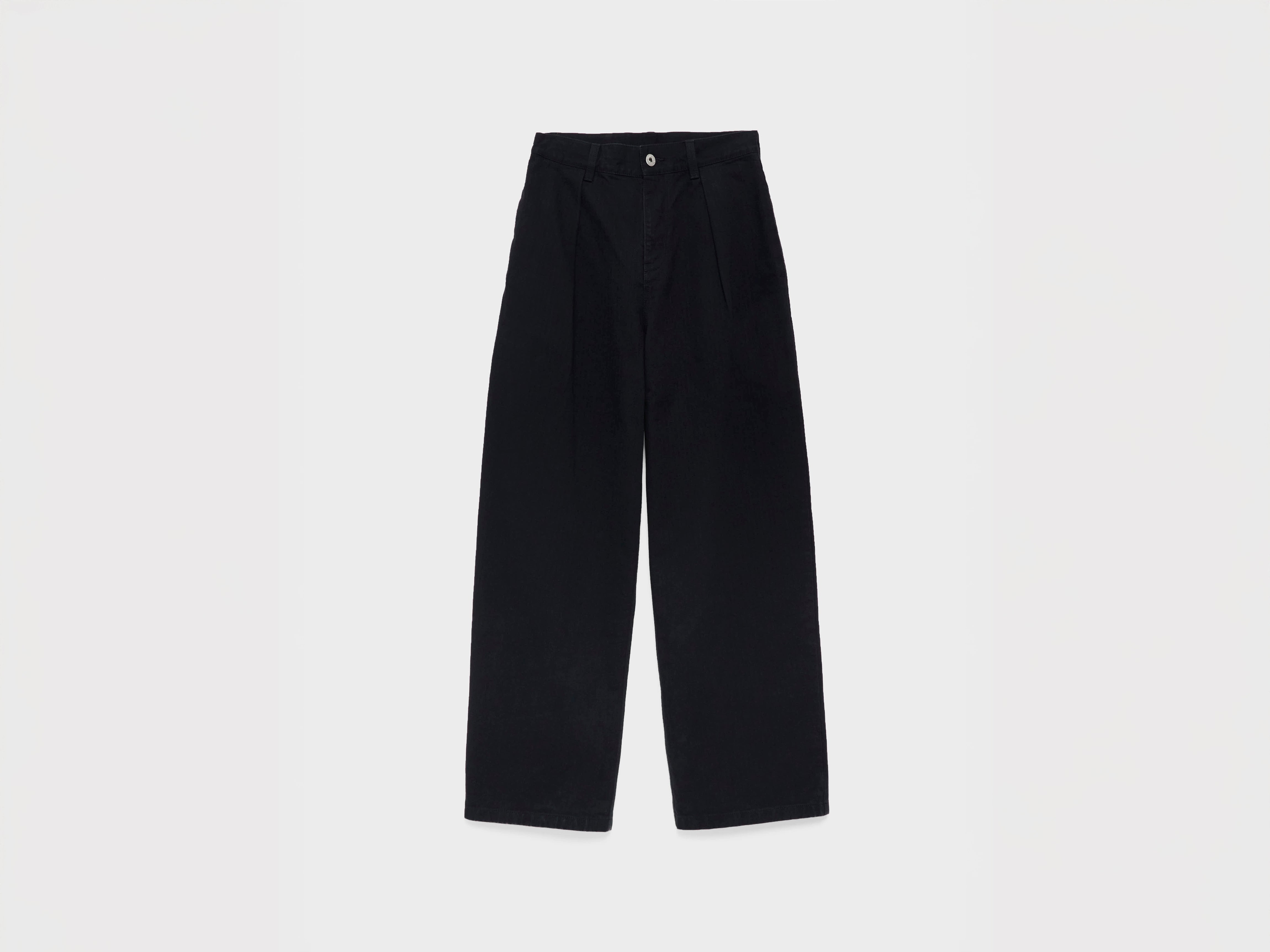 J.W.Anderson Single Pleat Trousers Hose Schwarz Weit