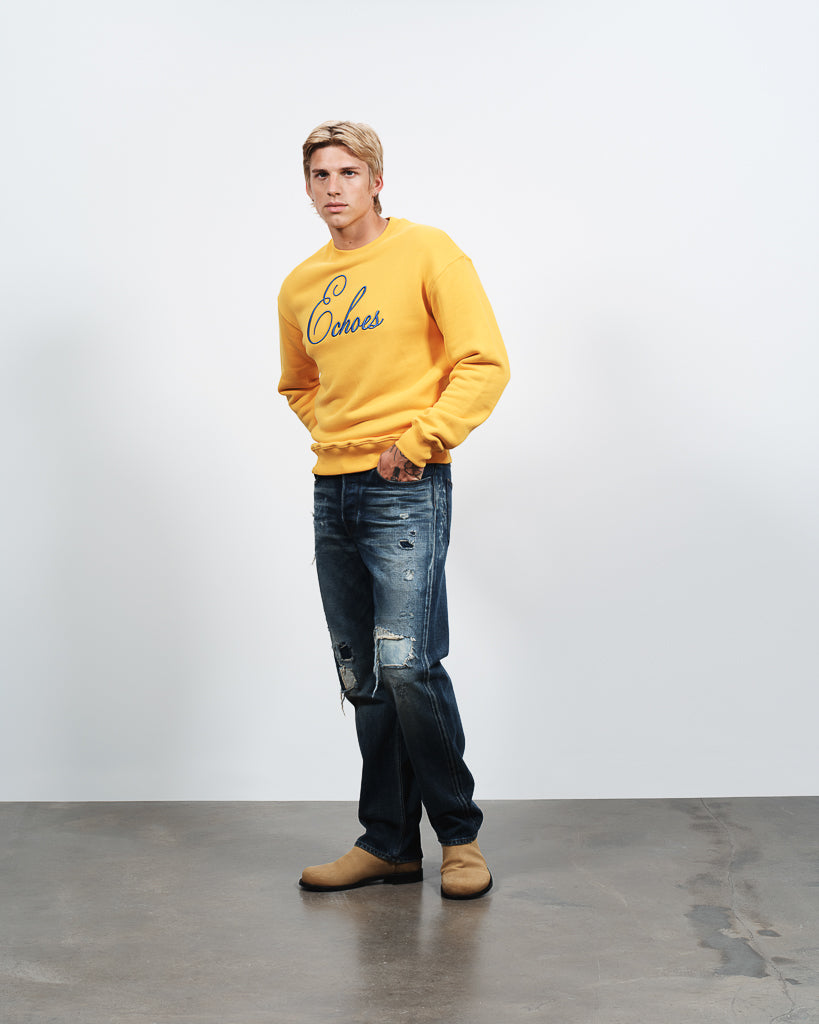 J.W.Anderson Echoes Sweatshirt Gold Herren