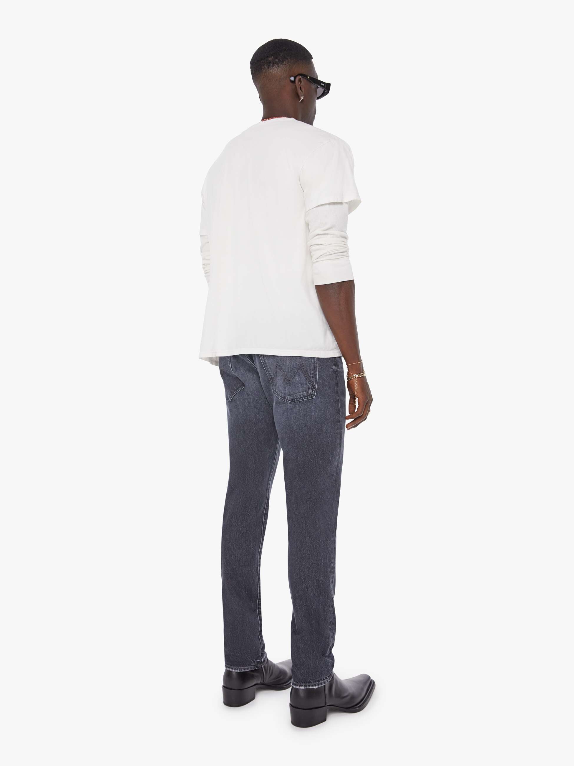 Mother Denim The Mega Neat Jeans Schwarz Baumwolle