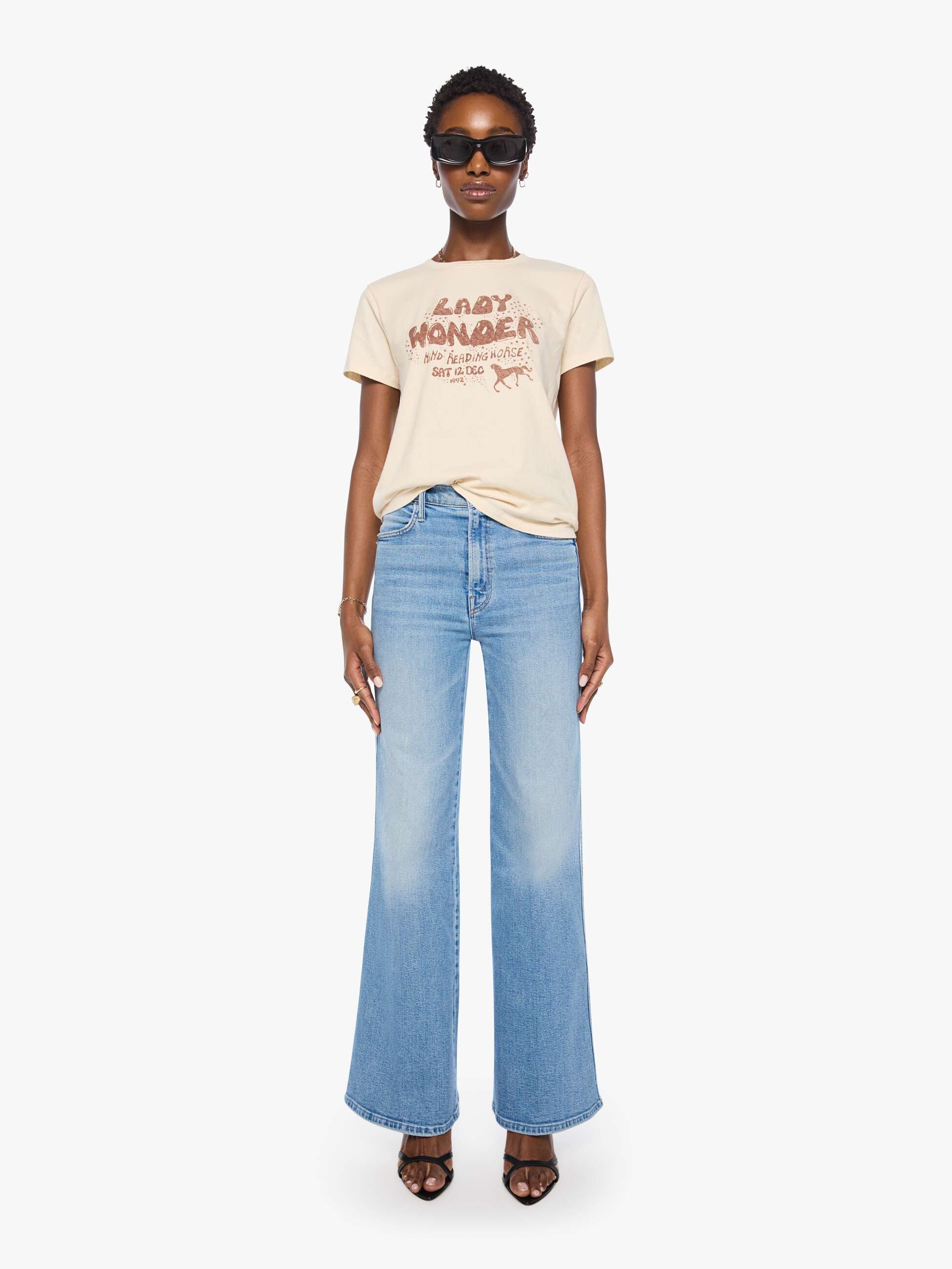 Mother Boxy Goodie Goodie T-Shirt Lady Wonder Creme