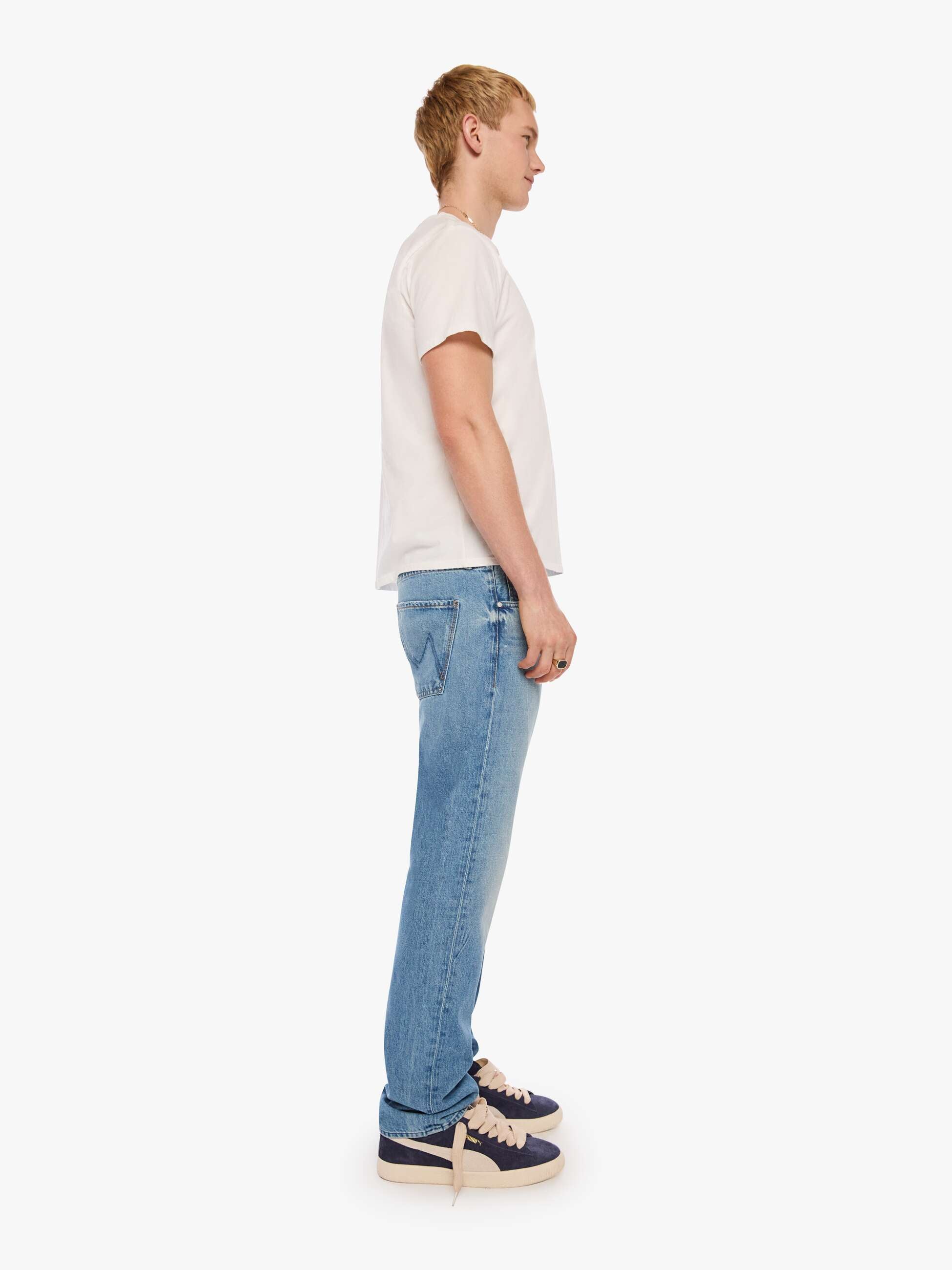 Mother The Ace Jeans Last Man Standing Hellblau Herren