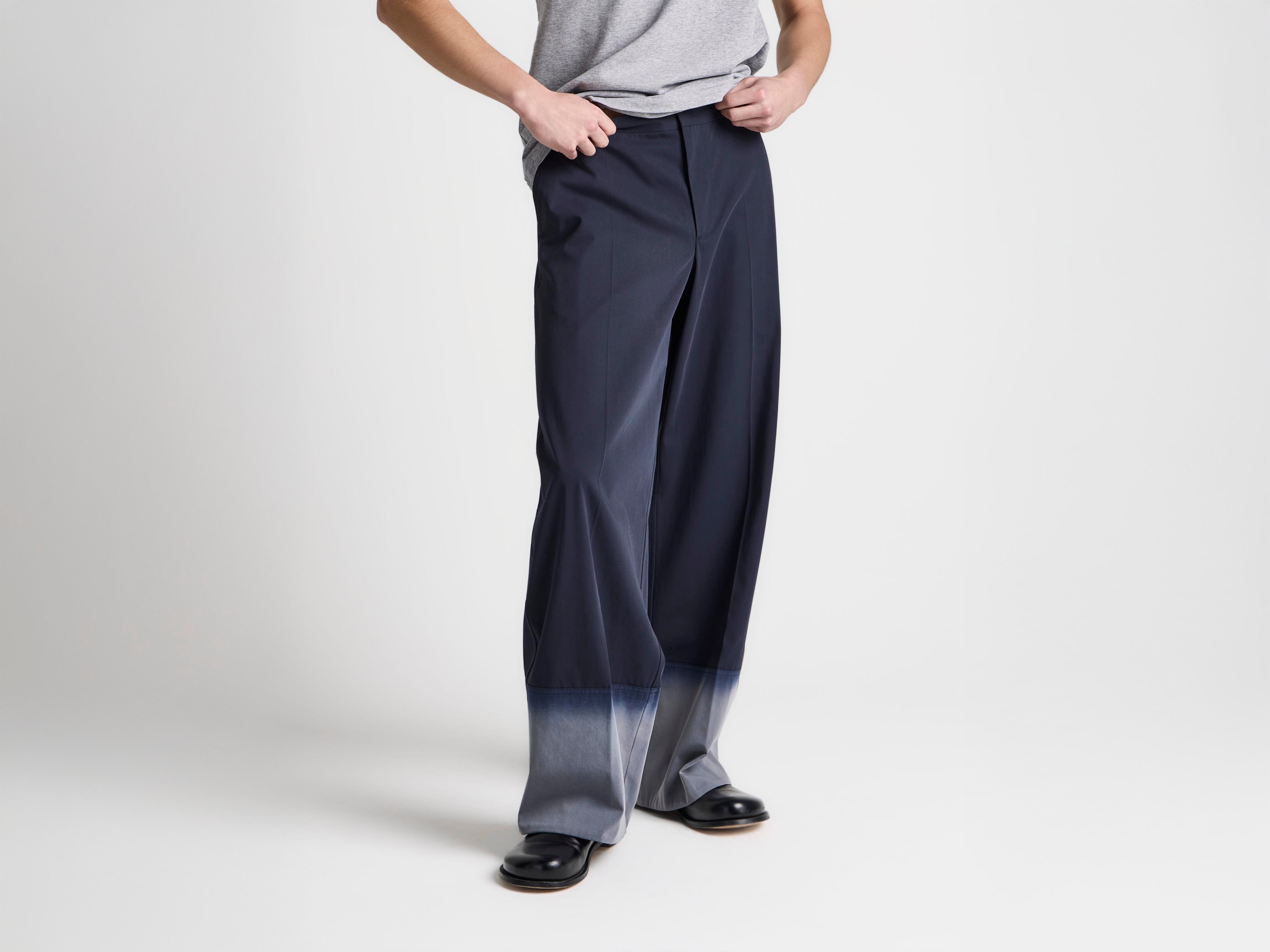 J.W.Anderson Dip Dyed Hose Navy Multi Baumwolle