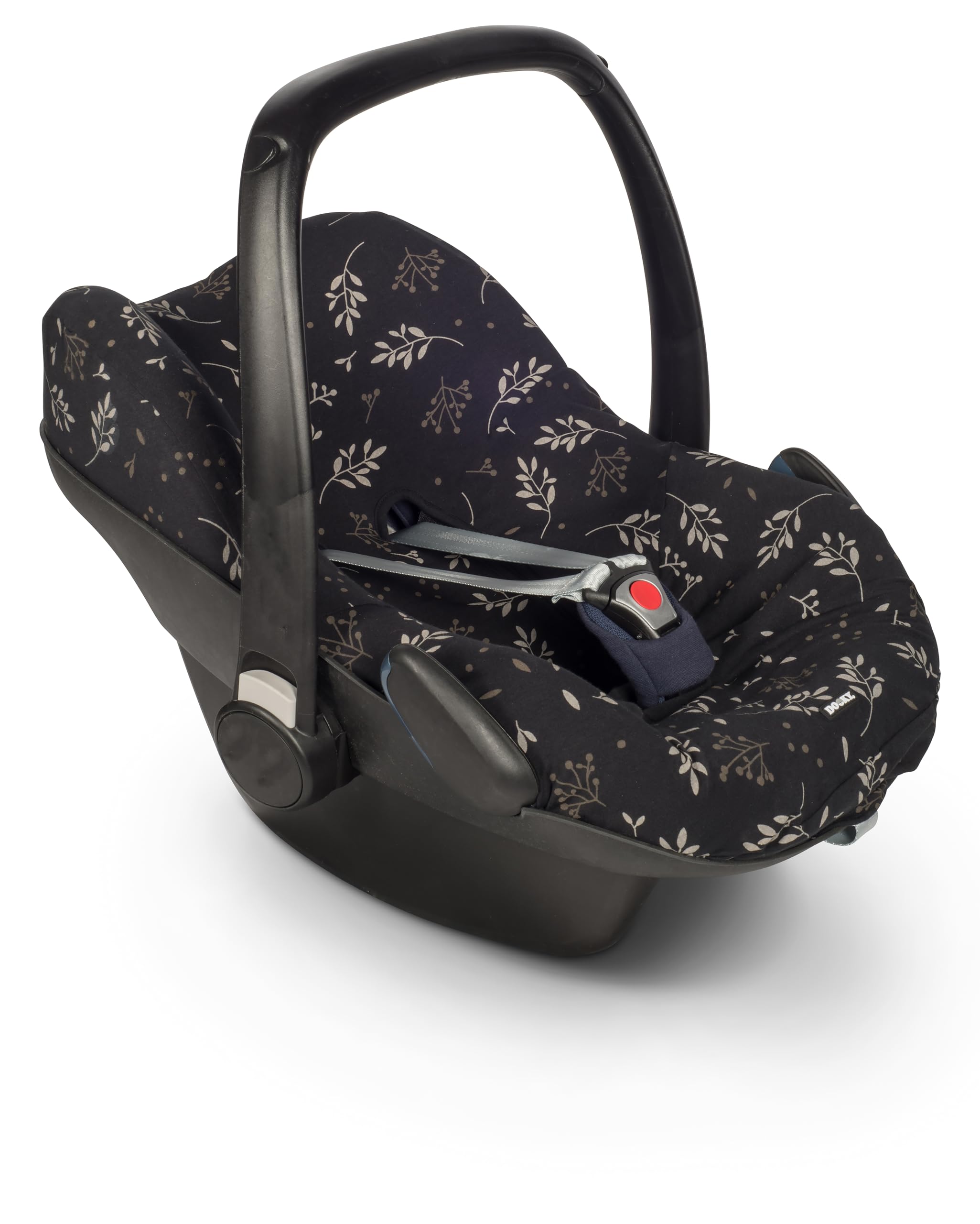 Dooky Seat Cover Group 1 Kindersitzbezug 9-18 kg Romantic Leaves Black