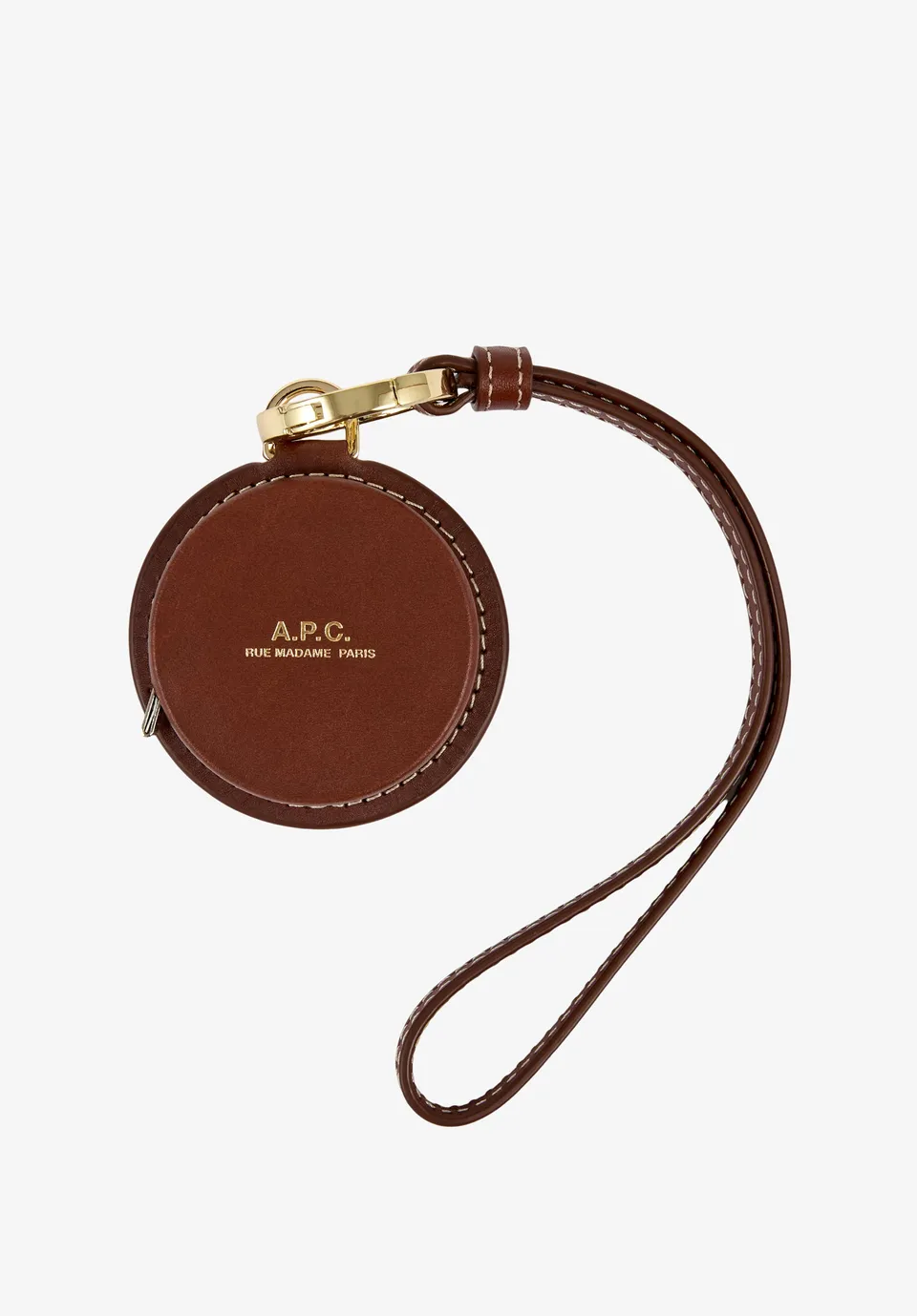 A.P.C. Accessories Maßband Leder TU Glattleder