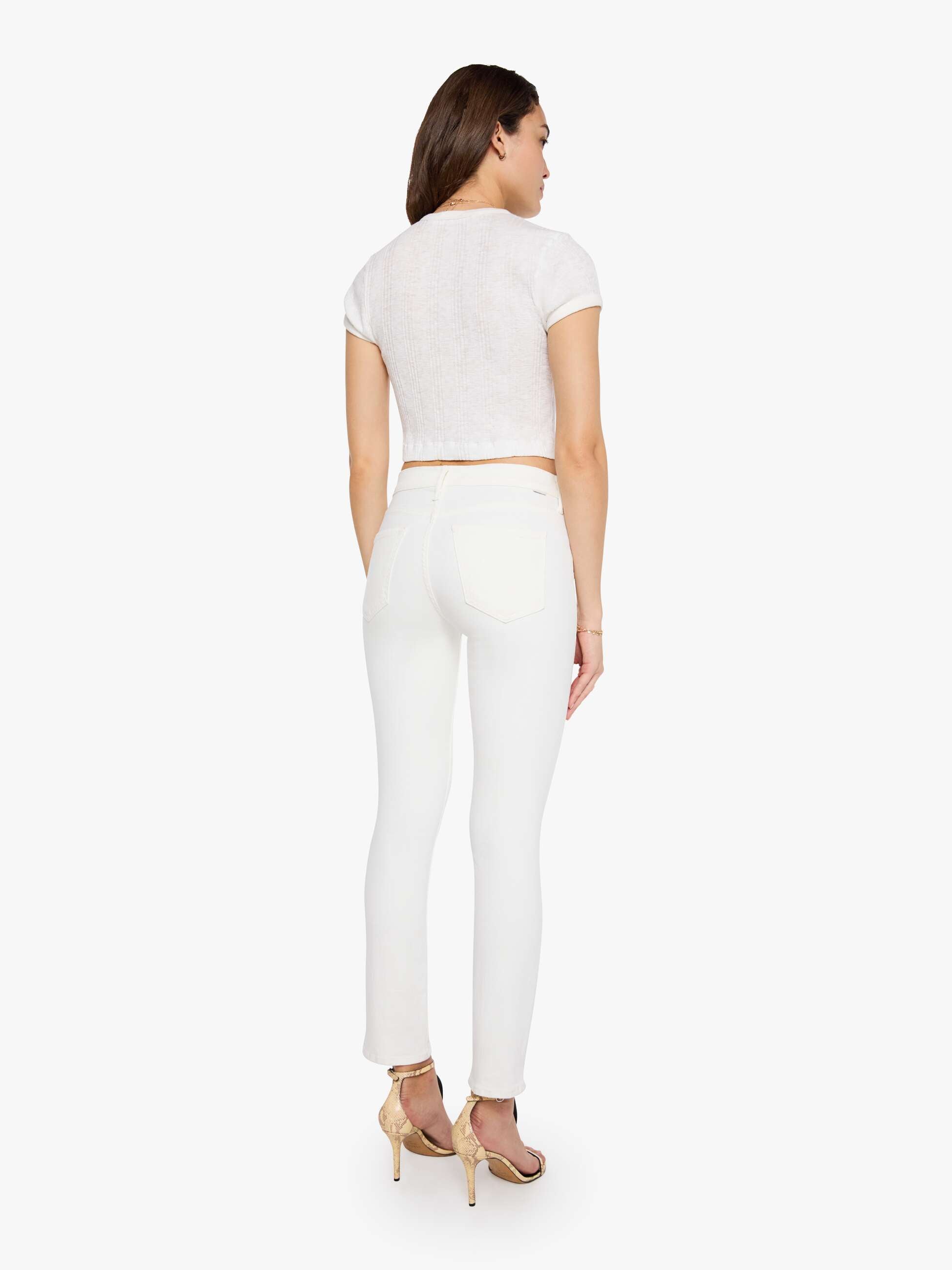 Mother The Mid Rise Dazzler Ankle Jeans Fairest Of Them All