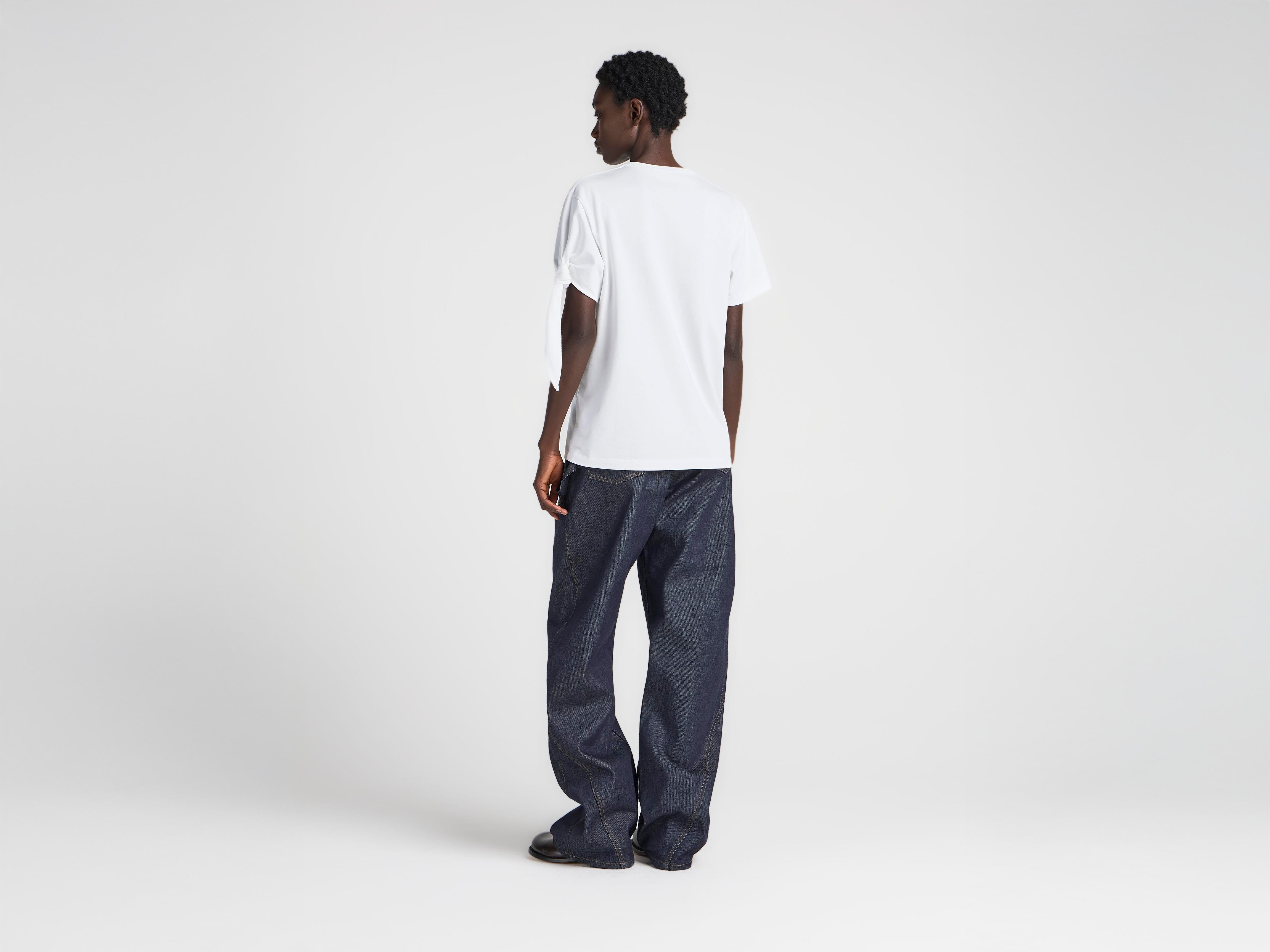 J.W.Anderson Shirts Knotted Sleeve T-Shirt Damen weiß