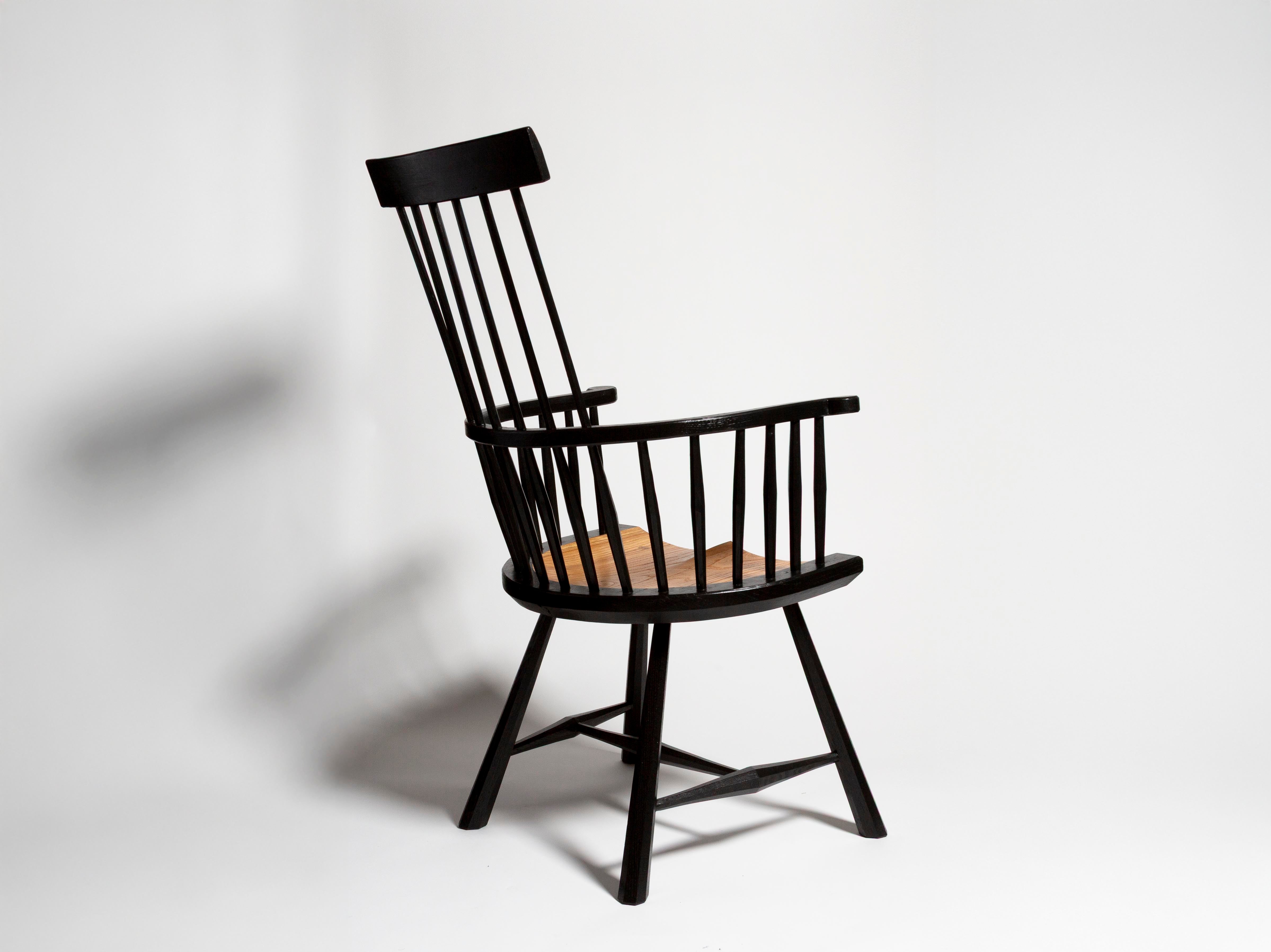 J.W.Anderson Luna Armchair Sessel Schwarz Holz