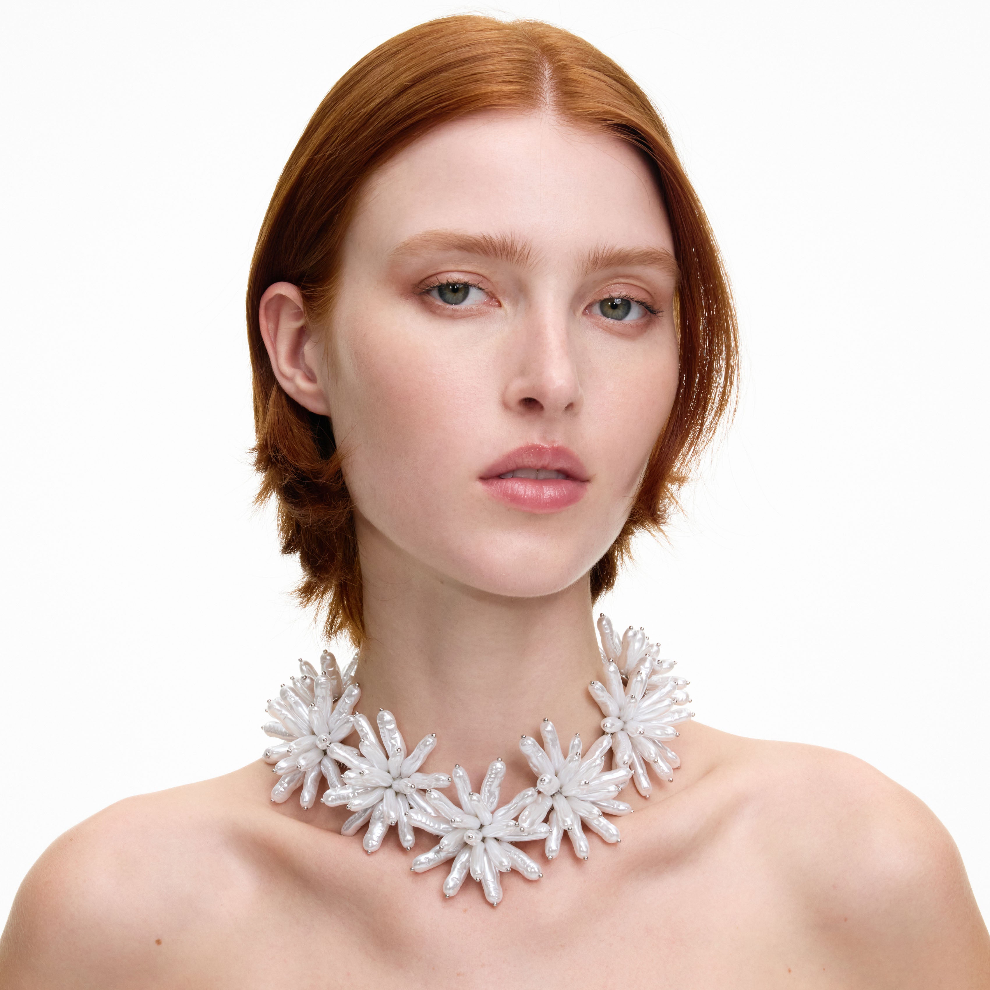 Self Portrait Pearl Cluster Flower Halskette Perle