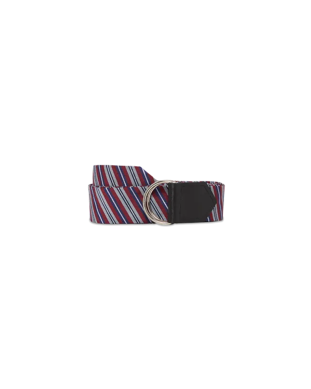 Drôle De Monsieur Silk Belt Double D-Ring Gürtel Seide Sky Blue OS