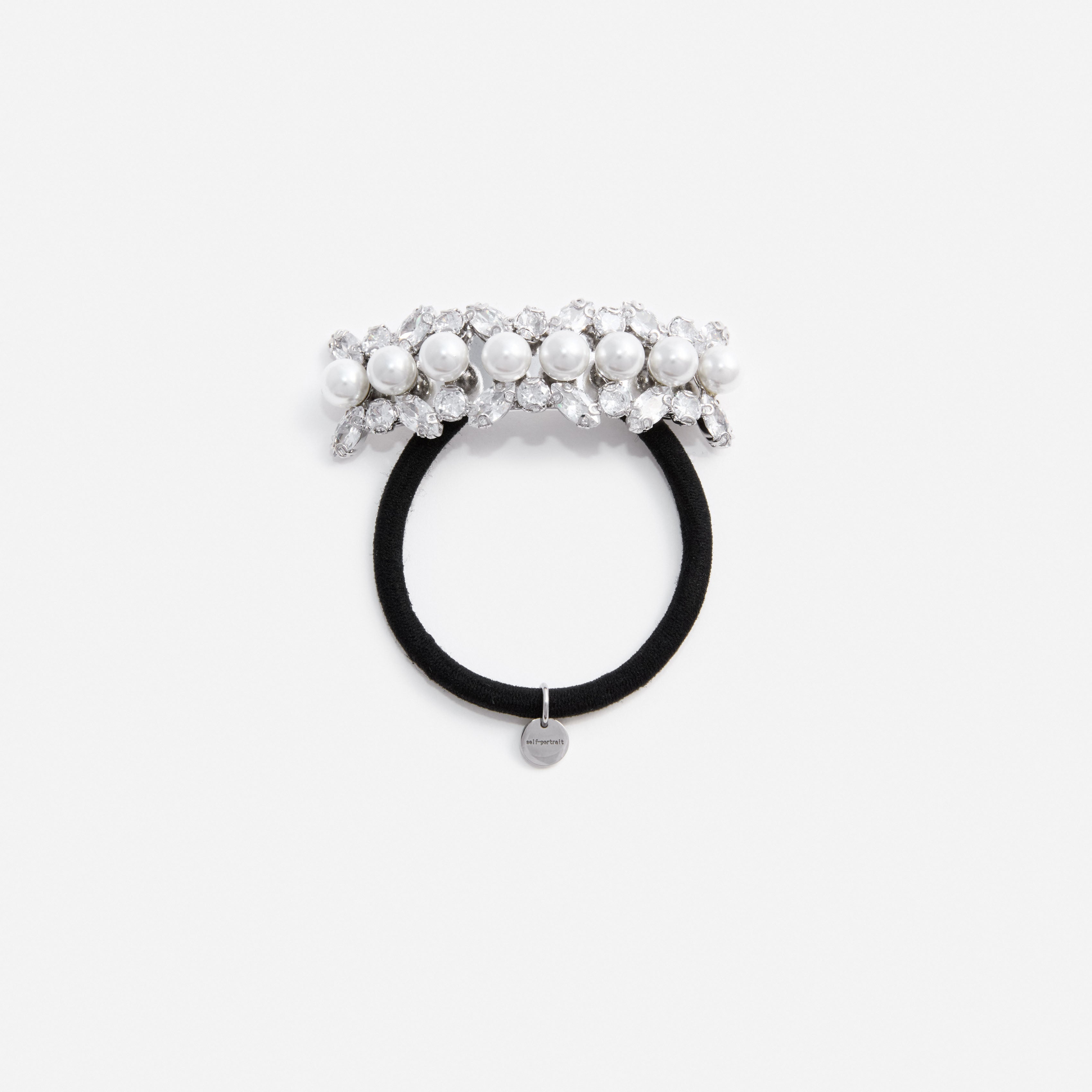 Self Portrait Multi Crystal Hair Cuff Haarschmuck Silber