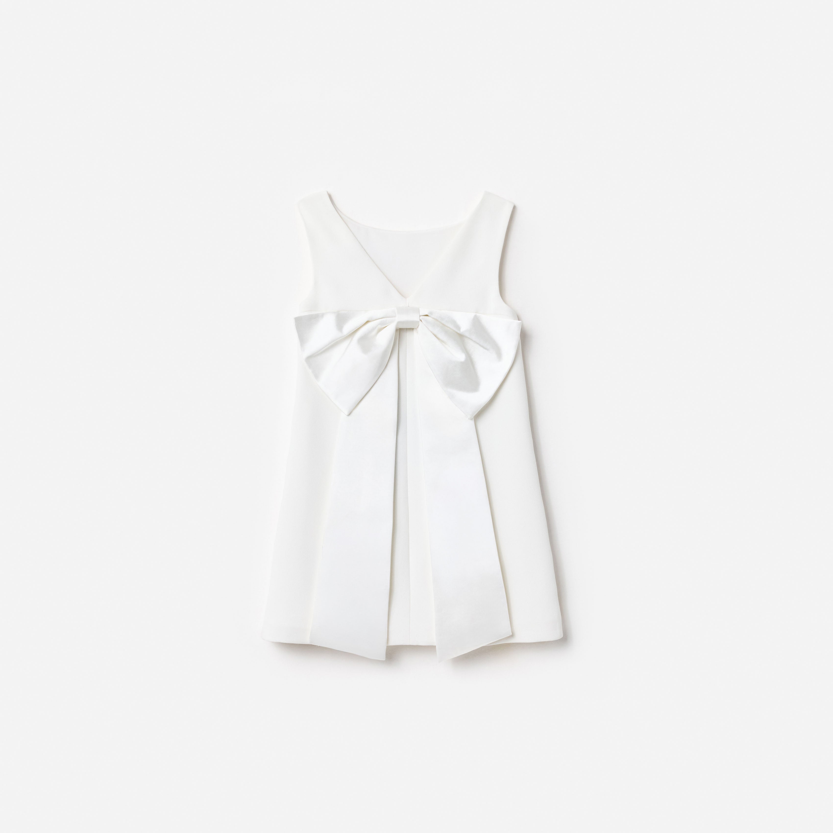 Self Portrait White Crepe Sequin Flower Kleid Weiß 5/6 Jahre