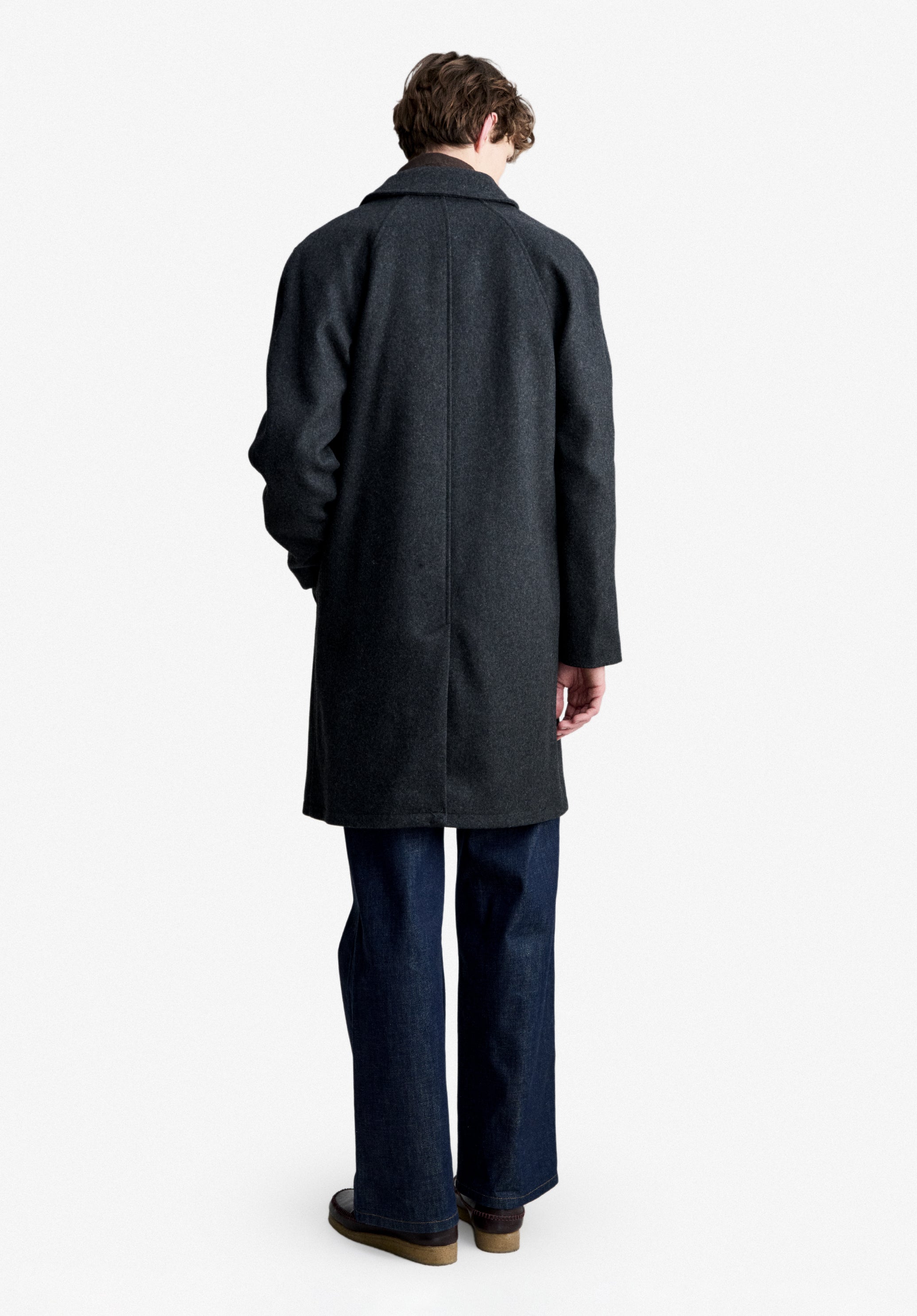 A.P.C. Mac Auster Mantel Wolle Größe M Italien
