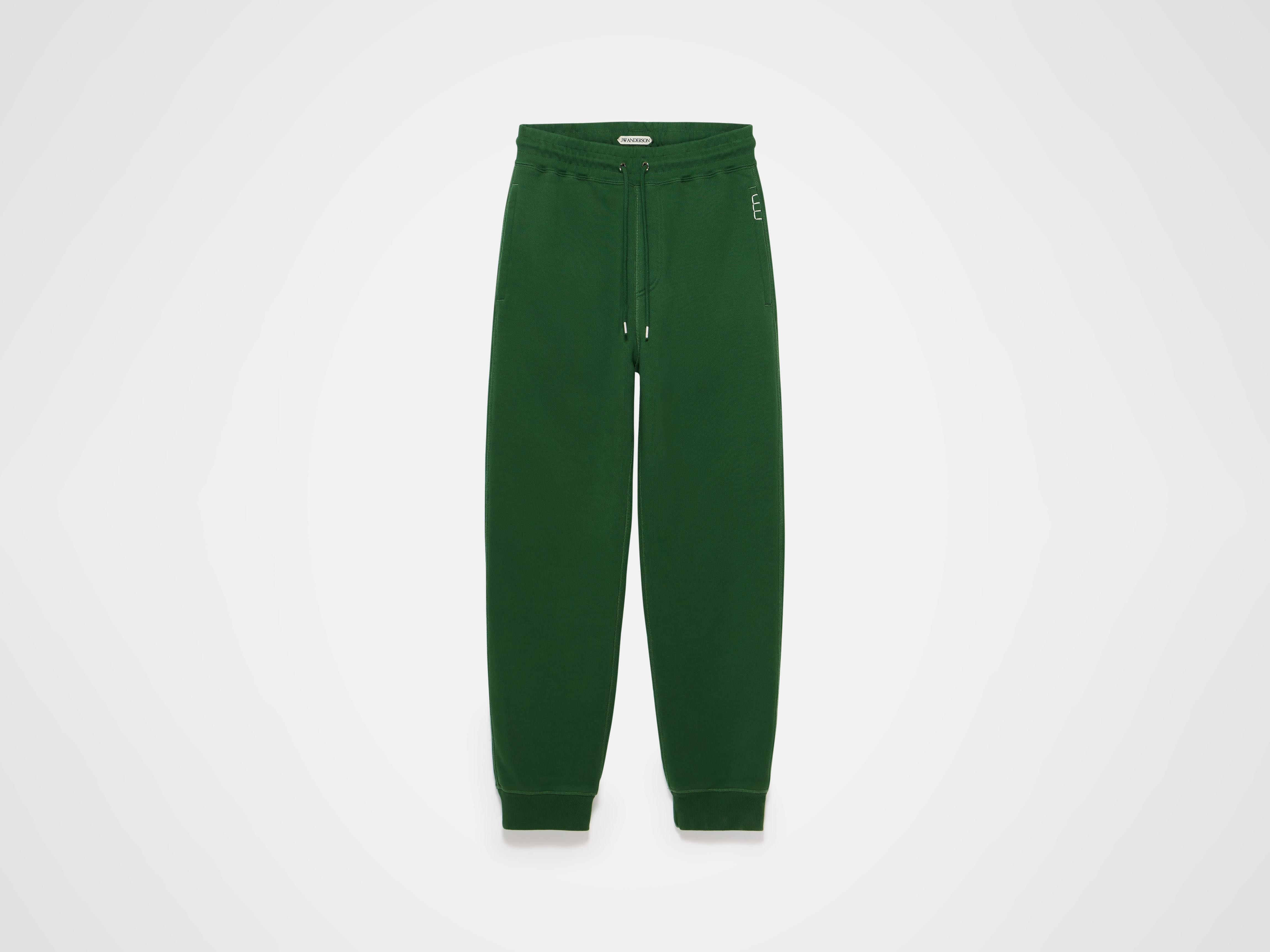 J.W.Anderson Cuffed Sweatpants Jogginghose Grün Jersey