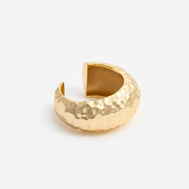 Self Portrait Jewellery Hammered Gold Cuff Armband Gold