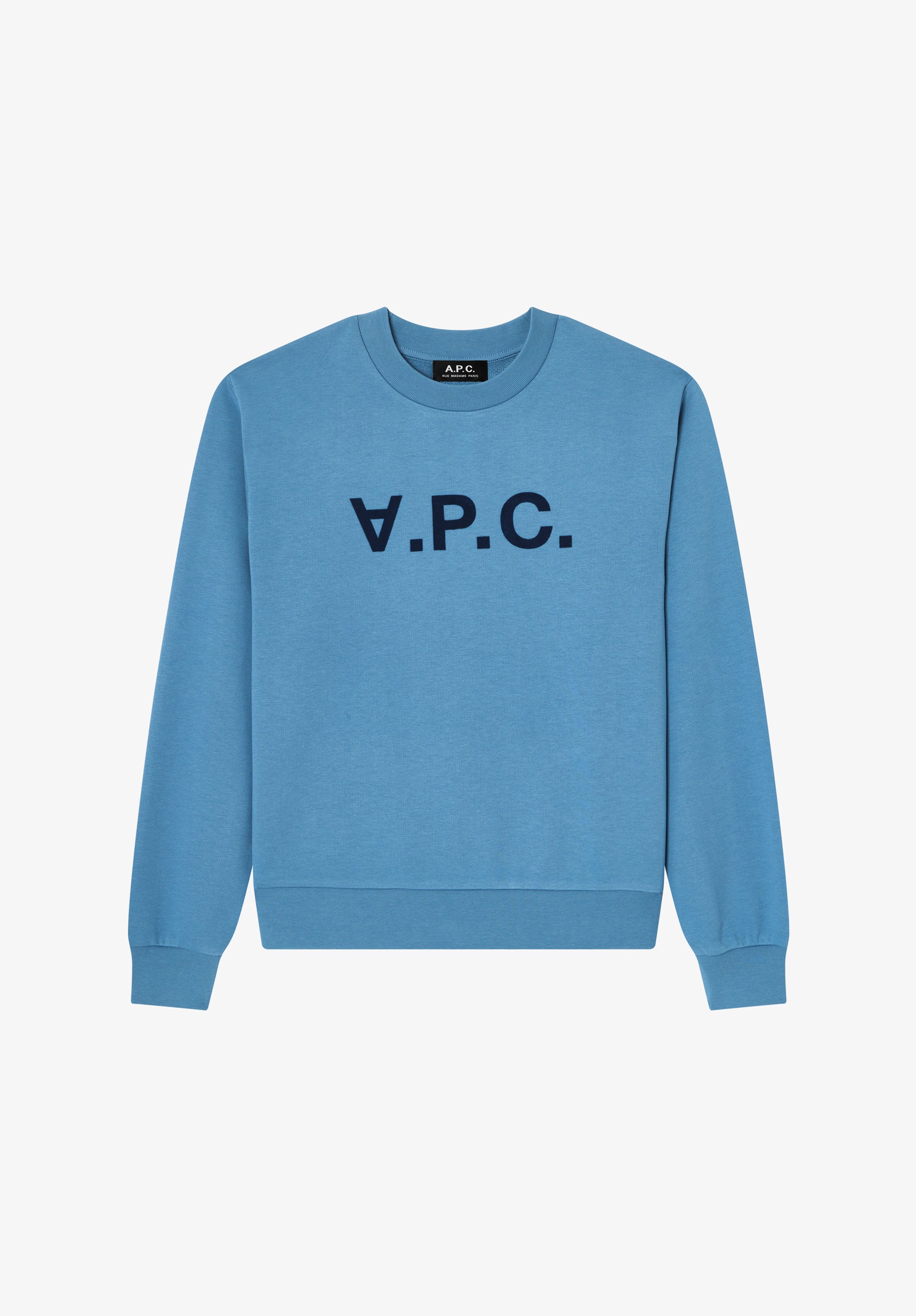 A.P.C. V.P.C. Sweatshirt Bio-Baumwolle Blau Größe M