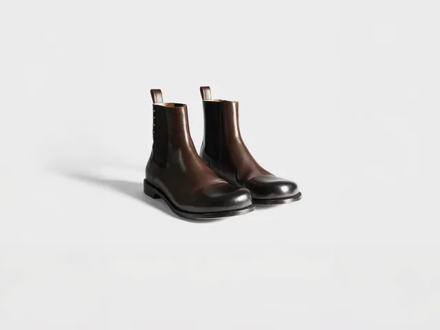 J.W.Anderson Chelsea Loafer Boots Schuhe Braun 42 Leder