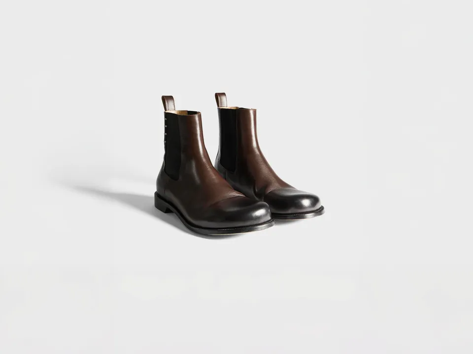 J.W.Anderson Chelsea Loafer Boots Schuhe Braun 42 Leder