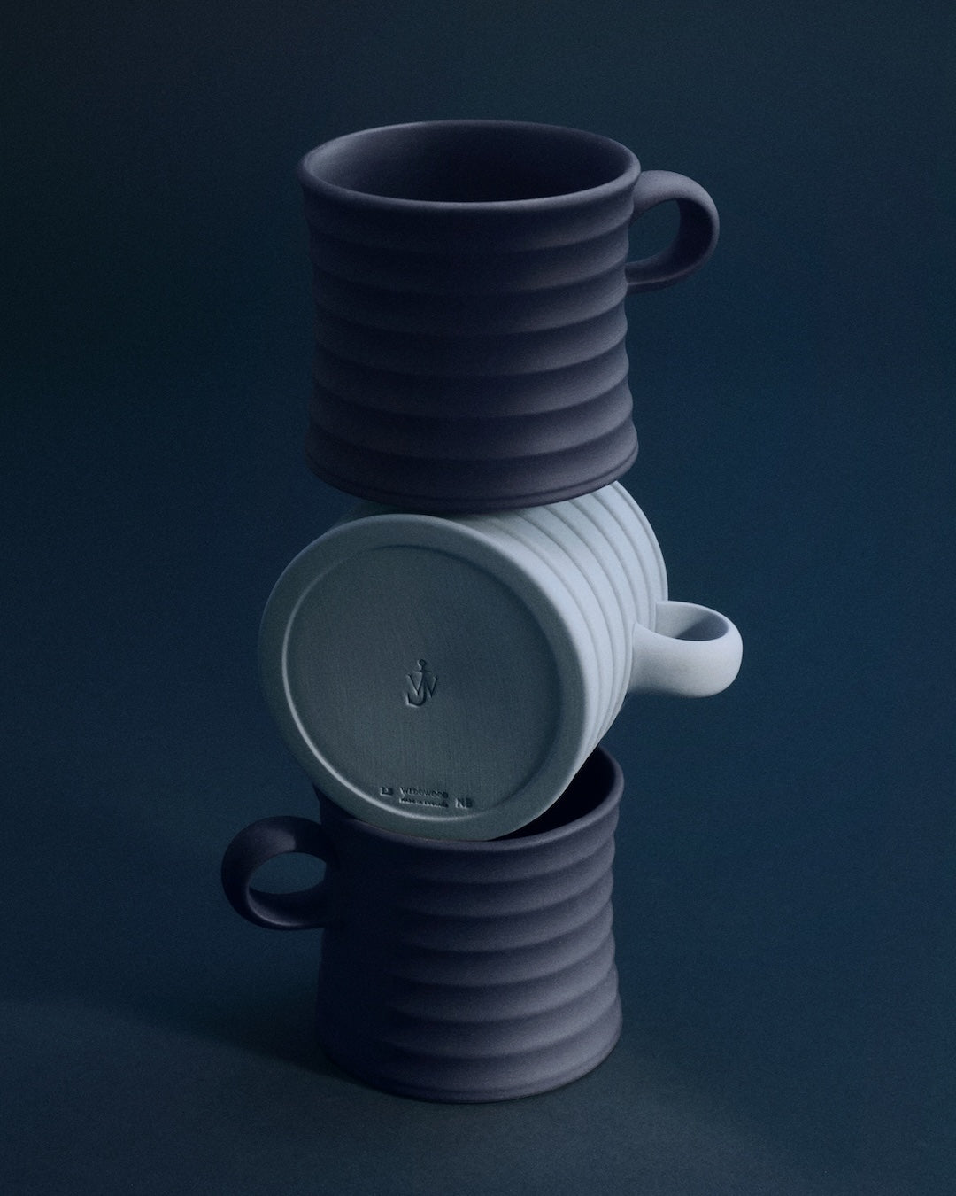 J.W.Anderson Tableware Wedgwood Greek Cups Tassen Blau 2er