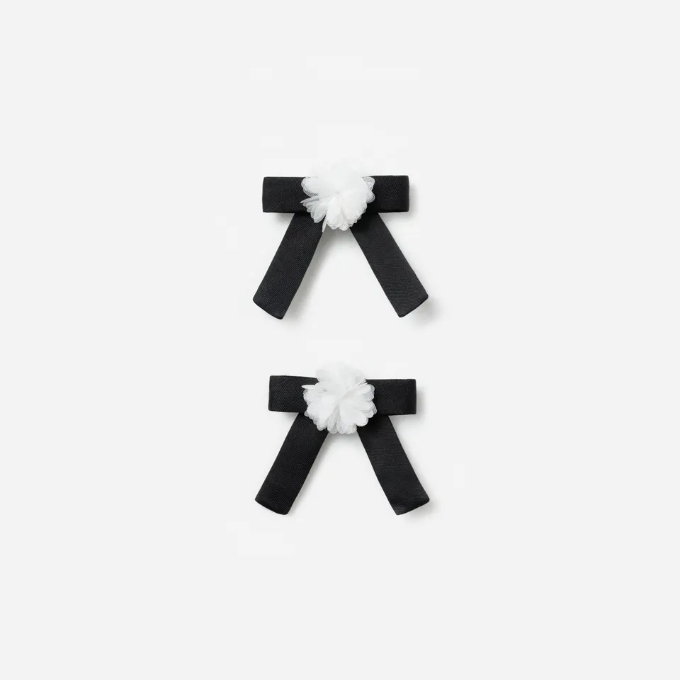 Self-Portrait Black Chiffon Flower Haarspangen schwarz Blume