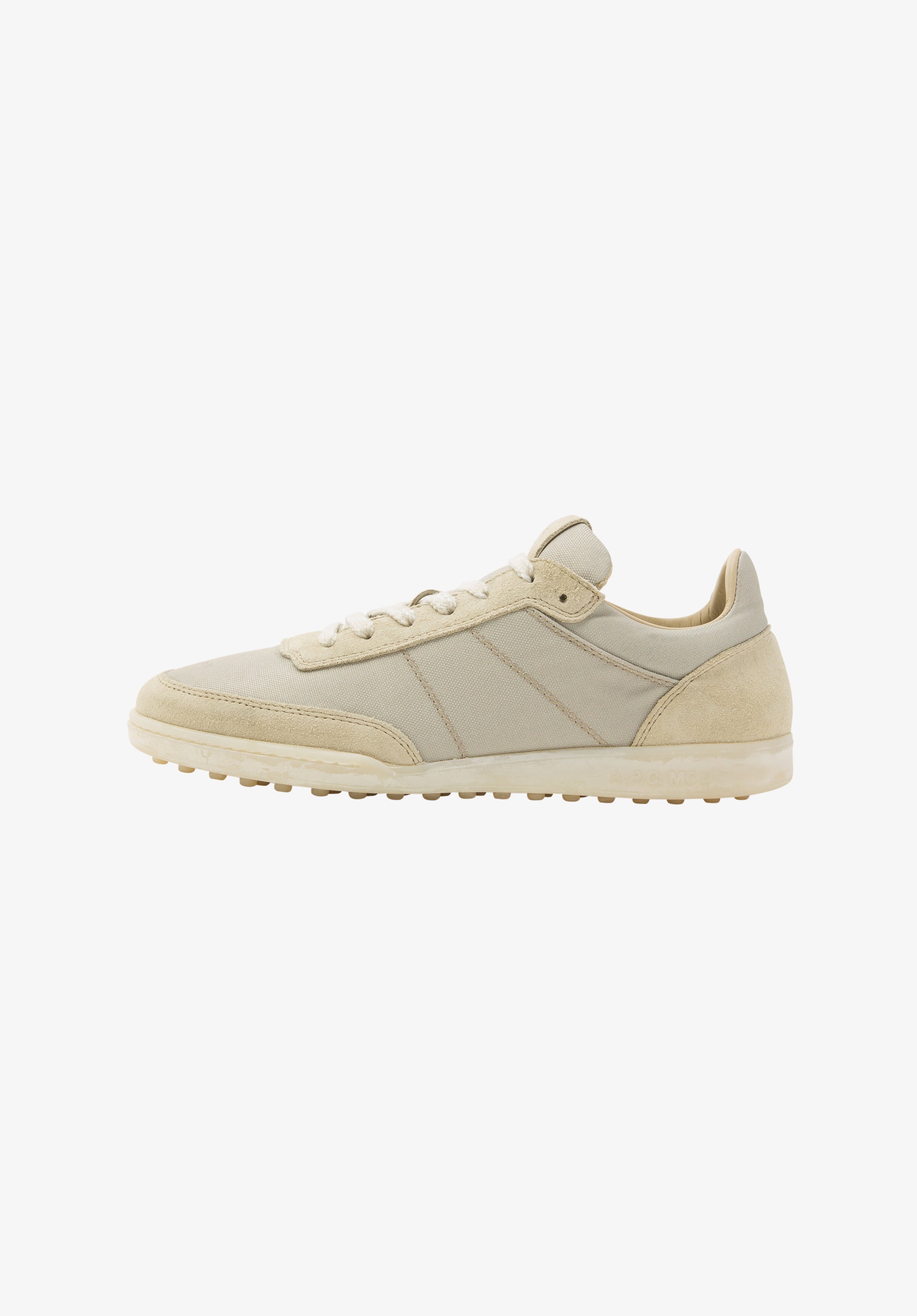 A.P.C. Moe Soft Sneakers Weiß Noppensohle