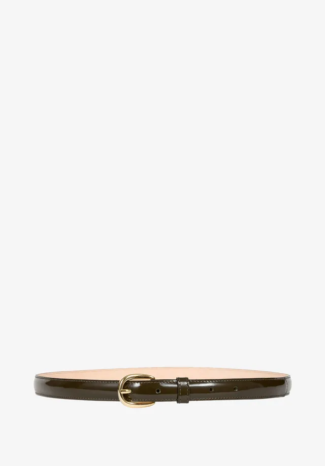 A.P.C. Gürtel Leder gold Schnalle 2 cm