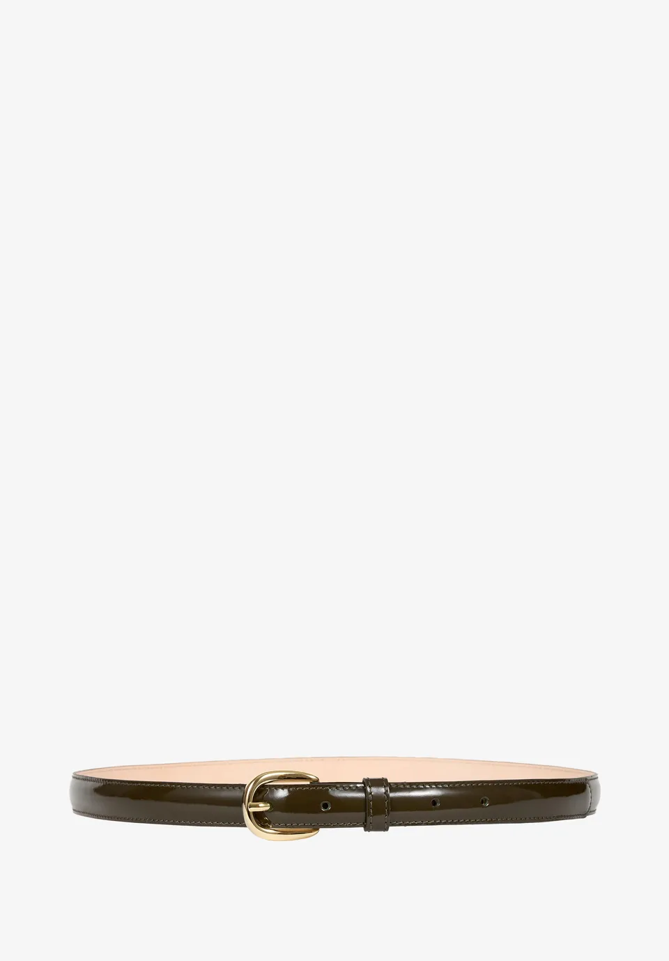 A.P.C. Gürtel Leder gold Schnalle 2 cm
