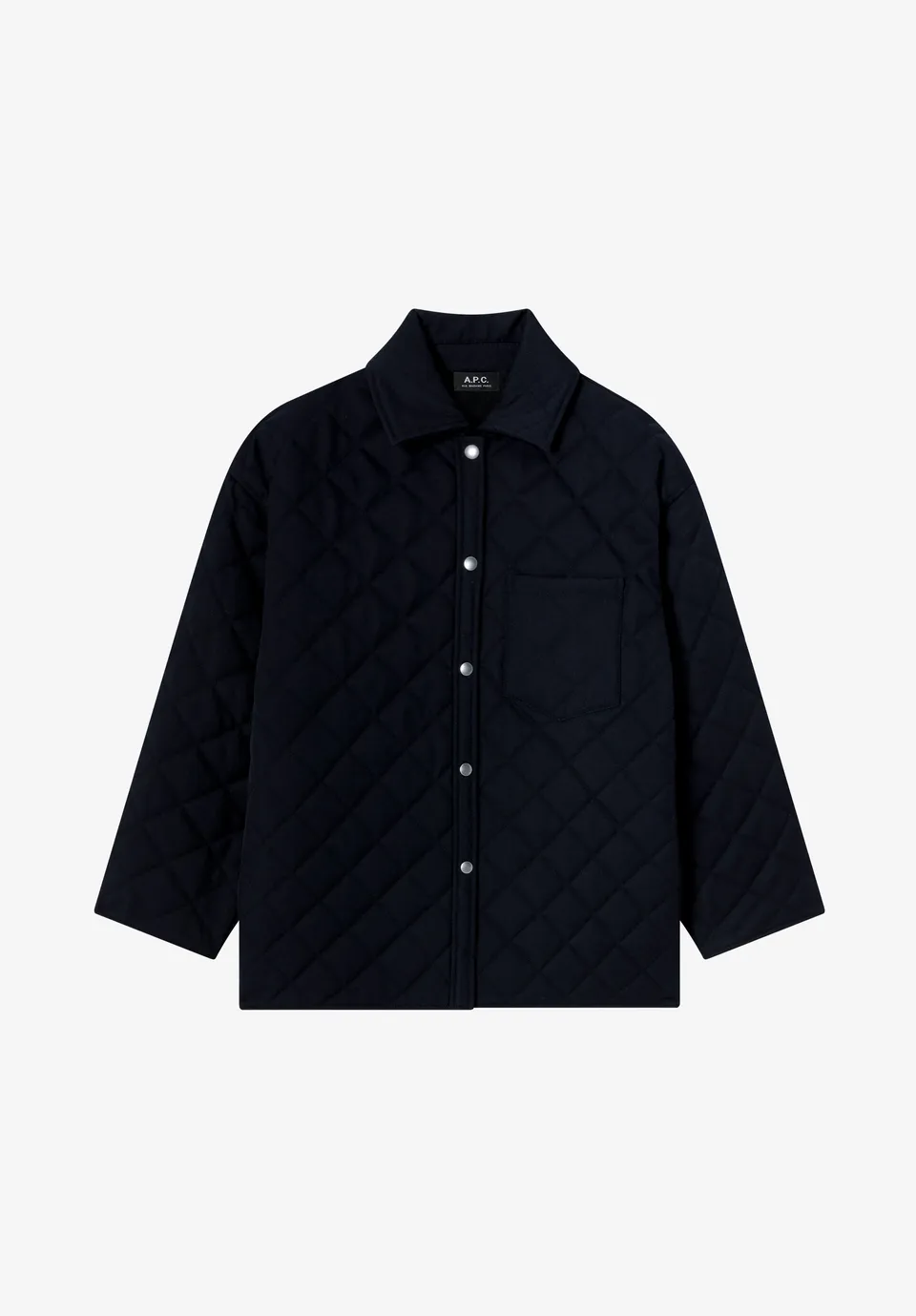A.P.C. Wolljacke Gesteppt Marineblau M Unisex