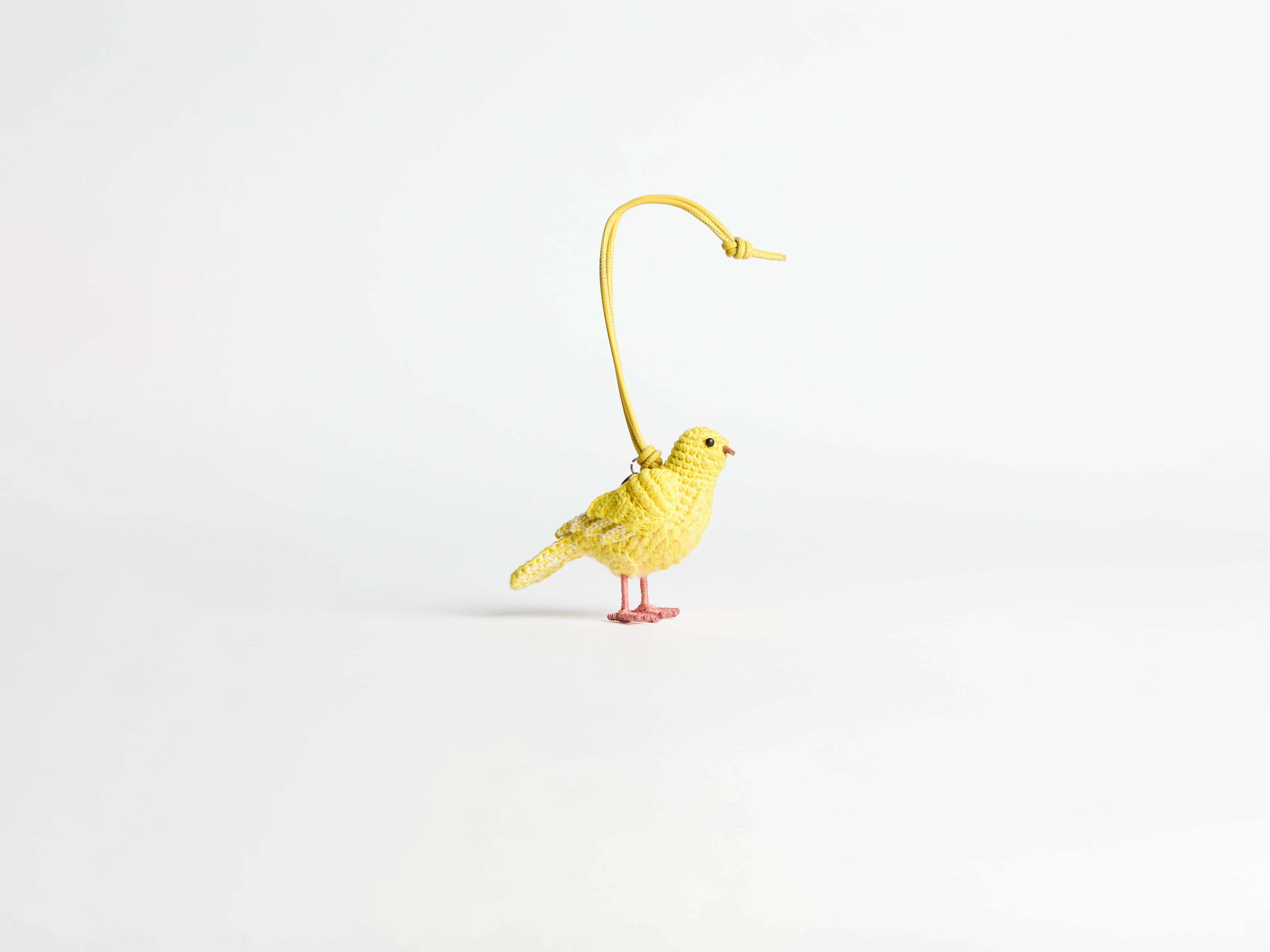 J.W.Anderson Bag Charms Canary Anhänger Handgehäkelt