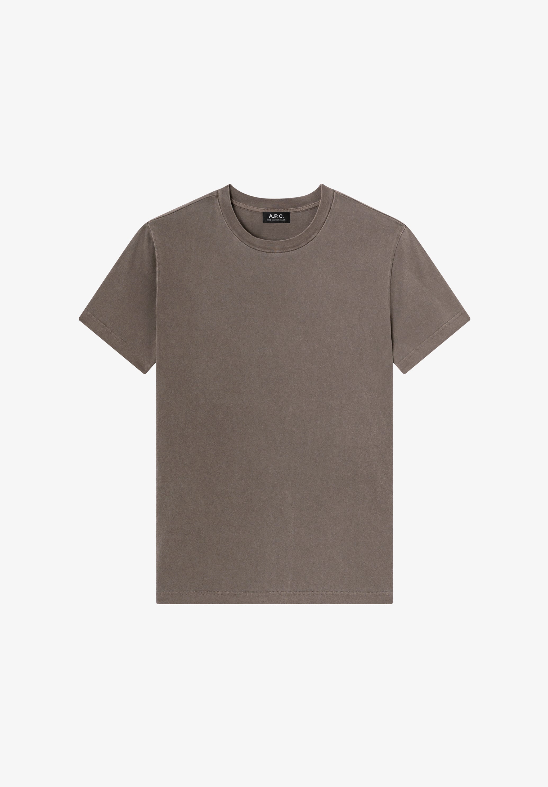A.P.C. T-Shirts Polos Herbst 29 T-Shirt grau Bio-Baumwolle