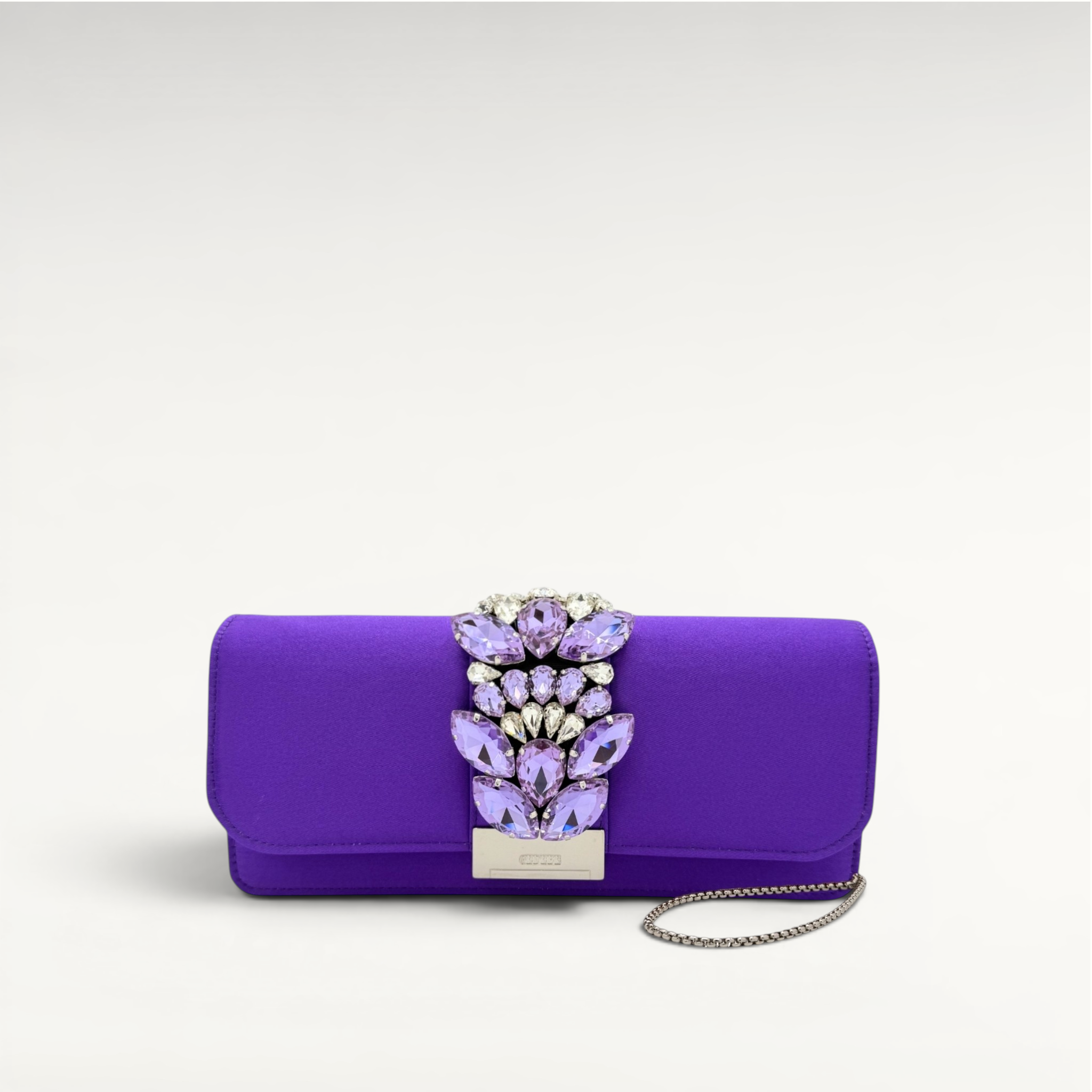 Gedebe Cliky Long Clutch Satin Schmuckstickerei