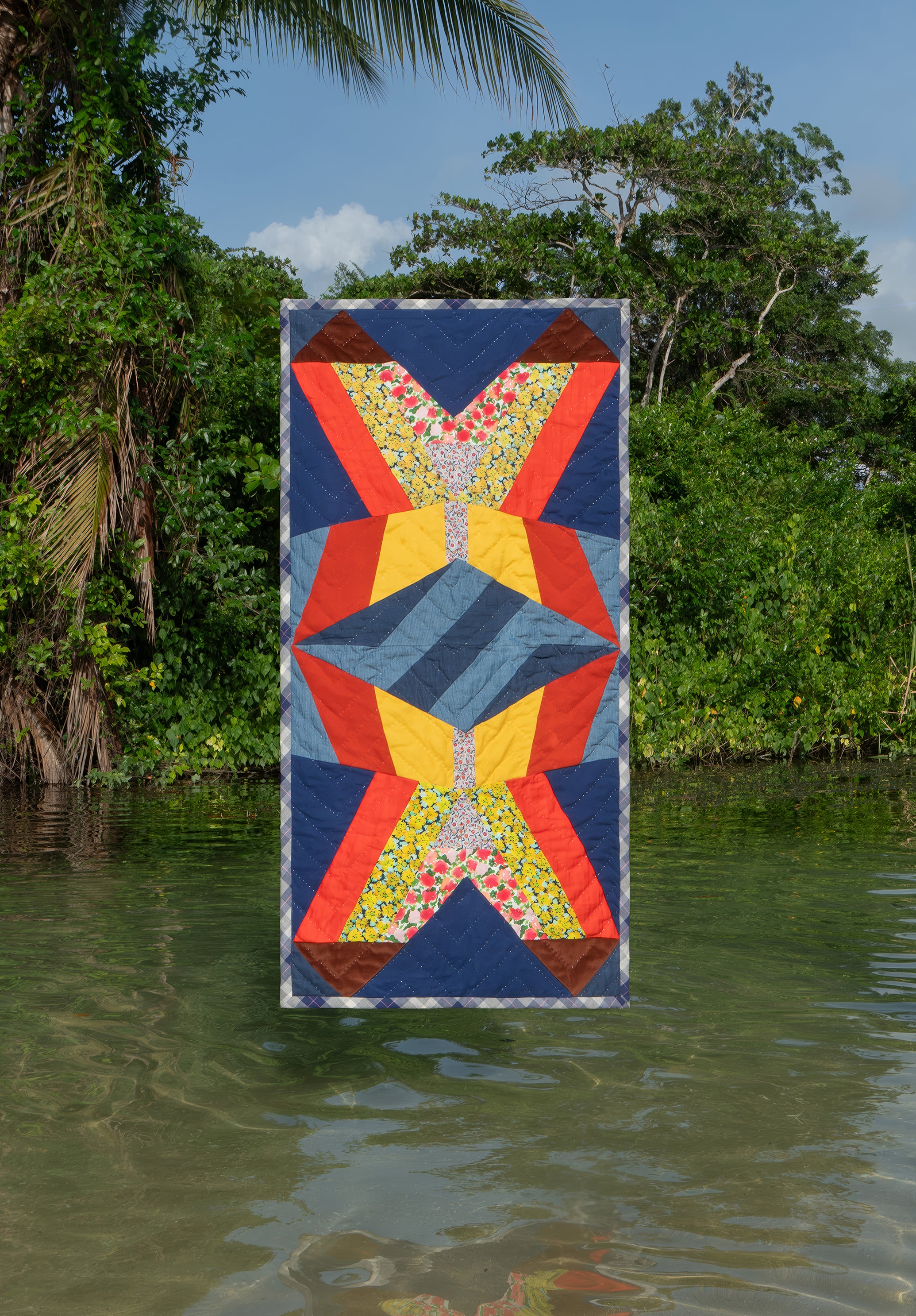 A.P.C. Paon Du Jour Patchwork Steppdecke limitiert