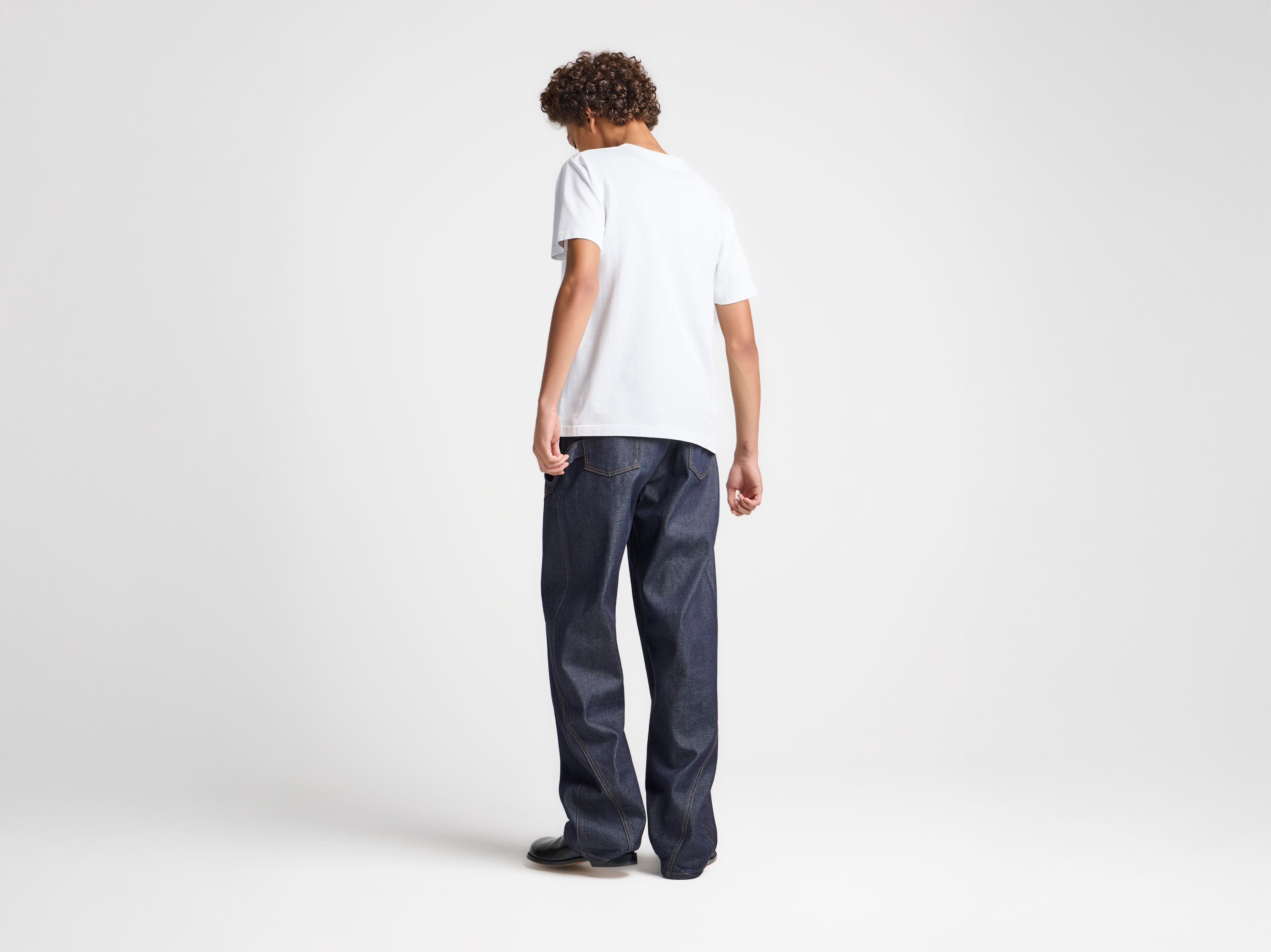 J.W.Anderson Anchor T-Shirt Herren Weiß Stickerei