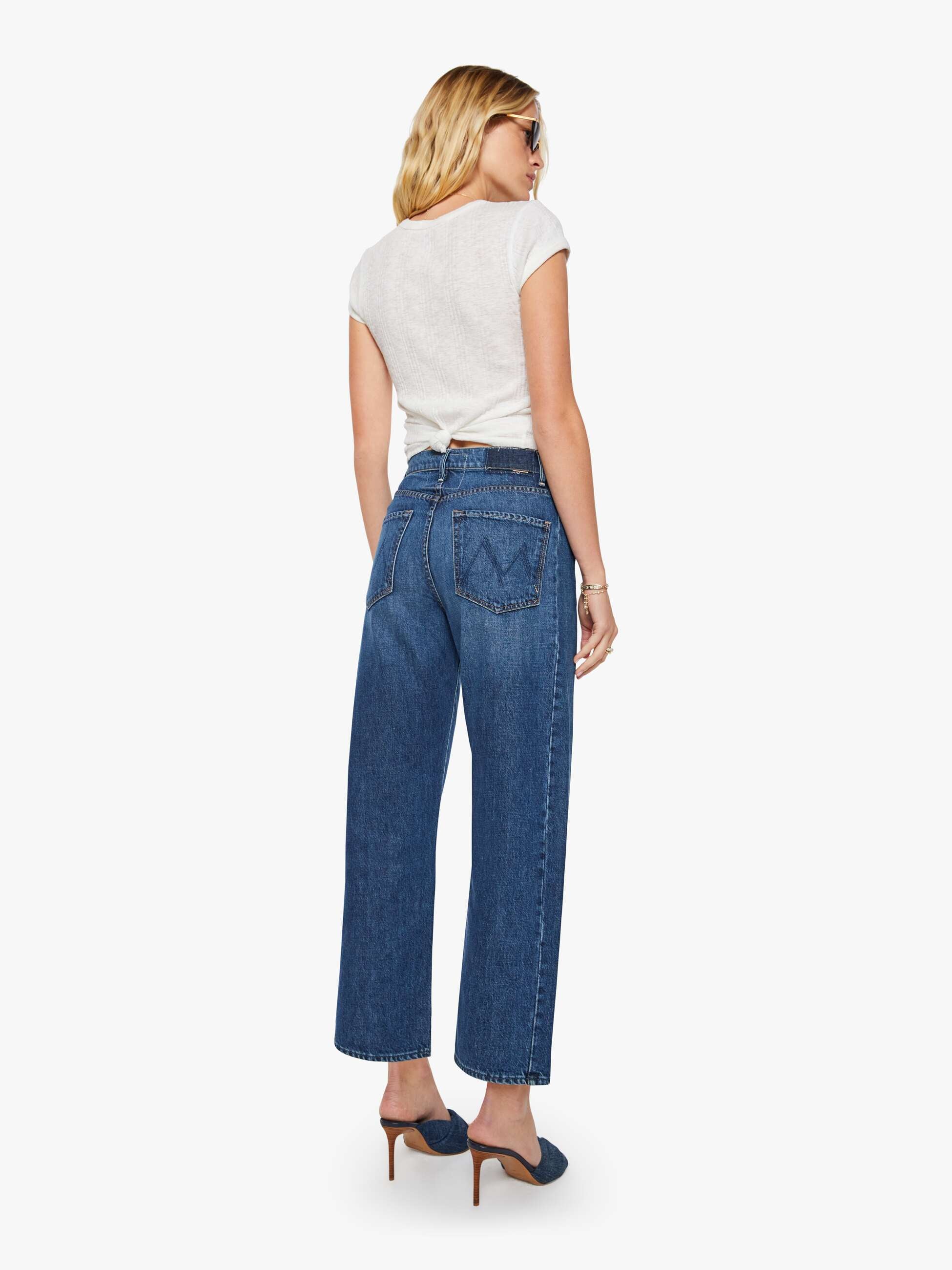 Mother Denim The Half-Pipe Ankle Jeans Dunkelblau Did You Bring