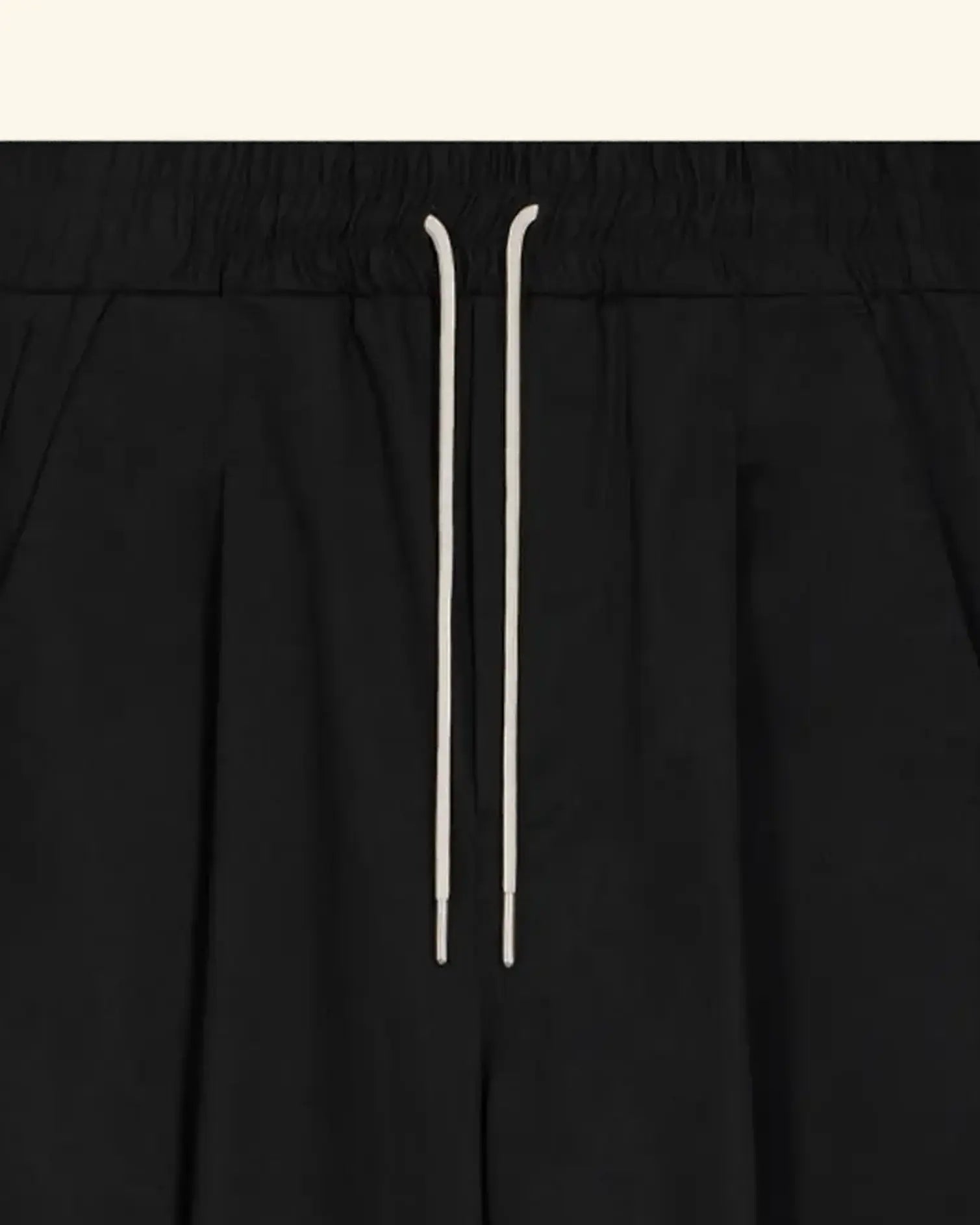 Drôle De Monsieur Le Pantalon Cropped Hose Schwarz Wolle
