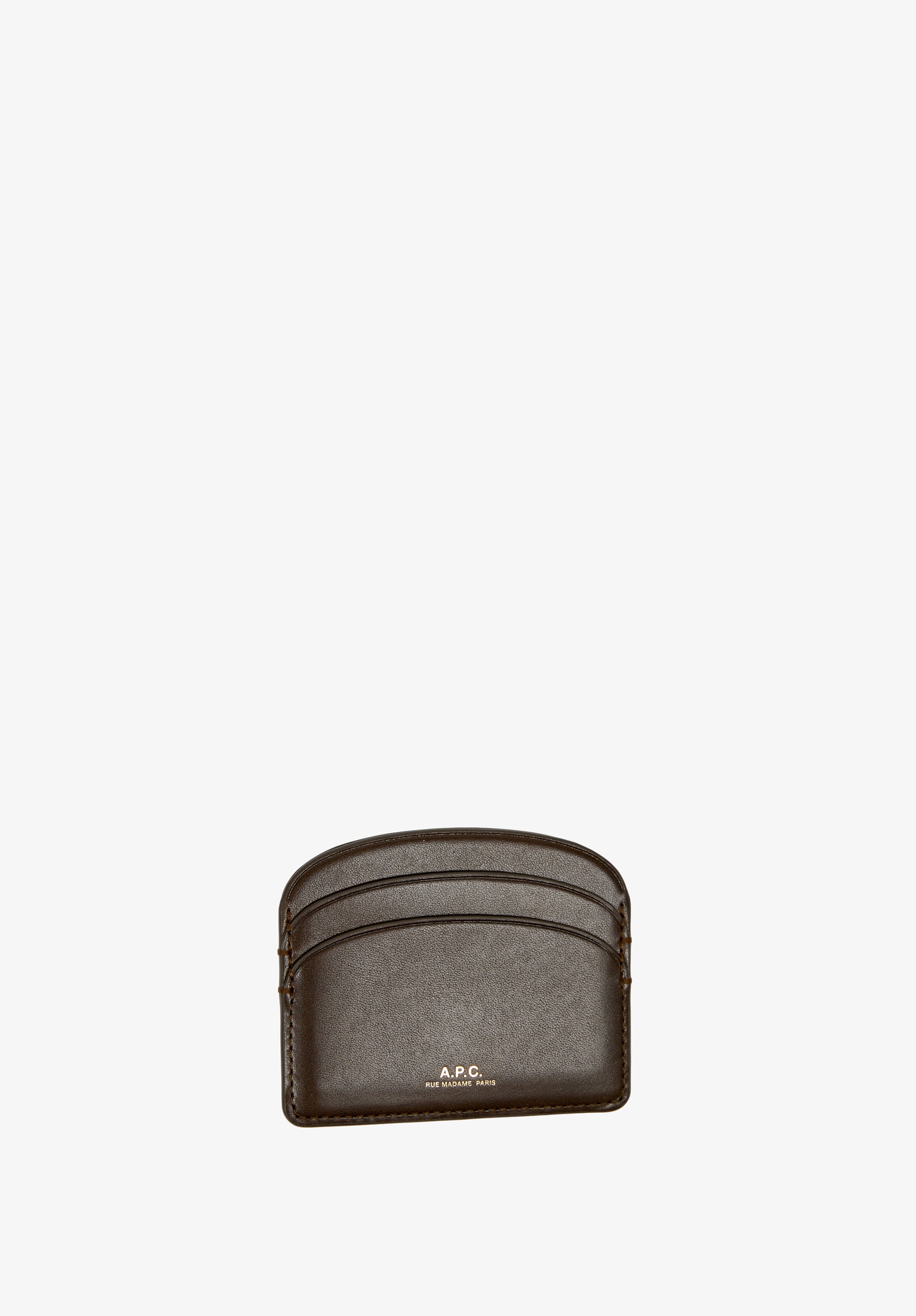 A.P.C. Demi-Lune Kartenetui Glattleder TU