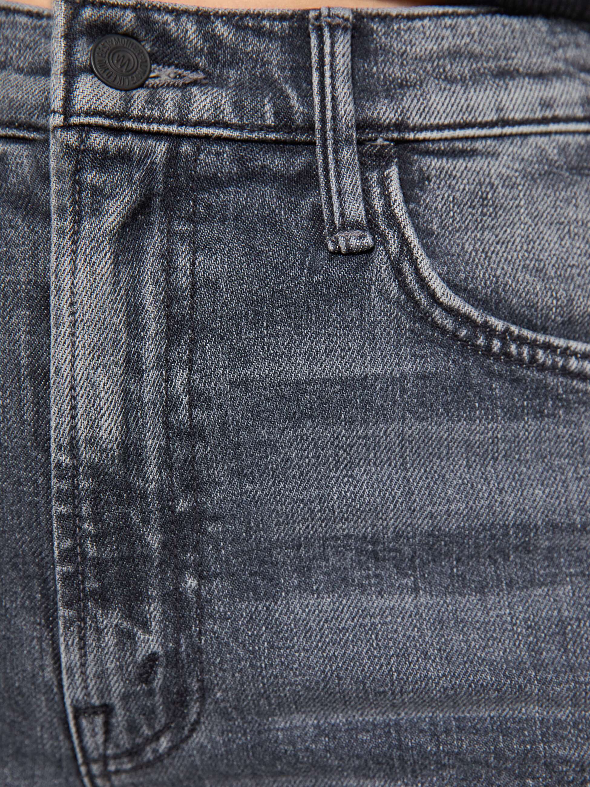 Mother Hustler Roller Sneak Jeans Outta Sight High Rise