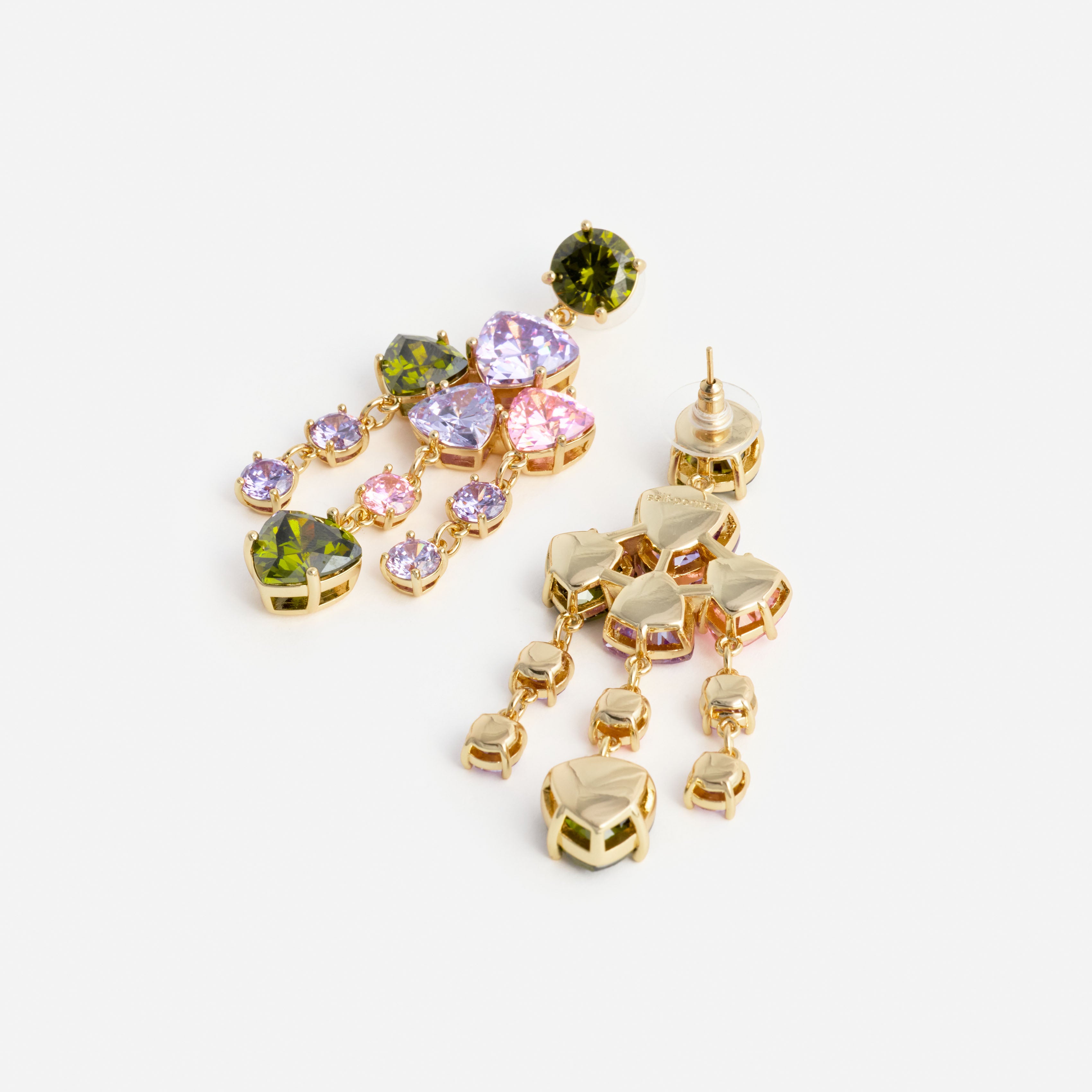 Self Portrait Multi Crystal Droplet Ohrringe Bunt One Size Kristall