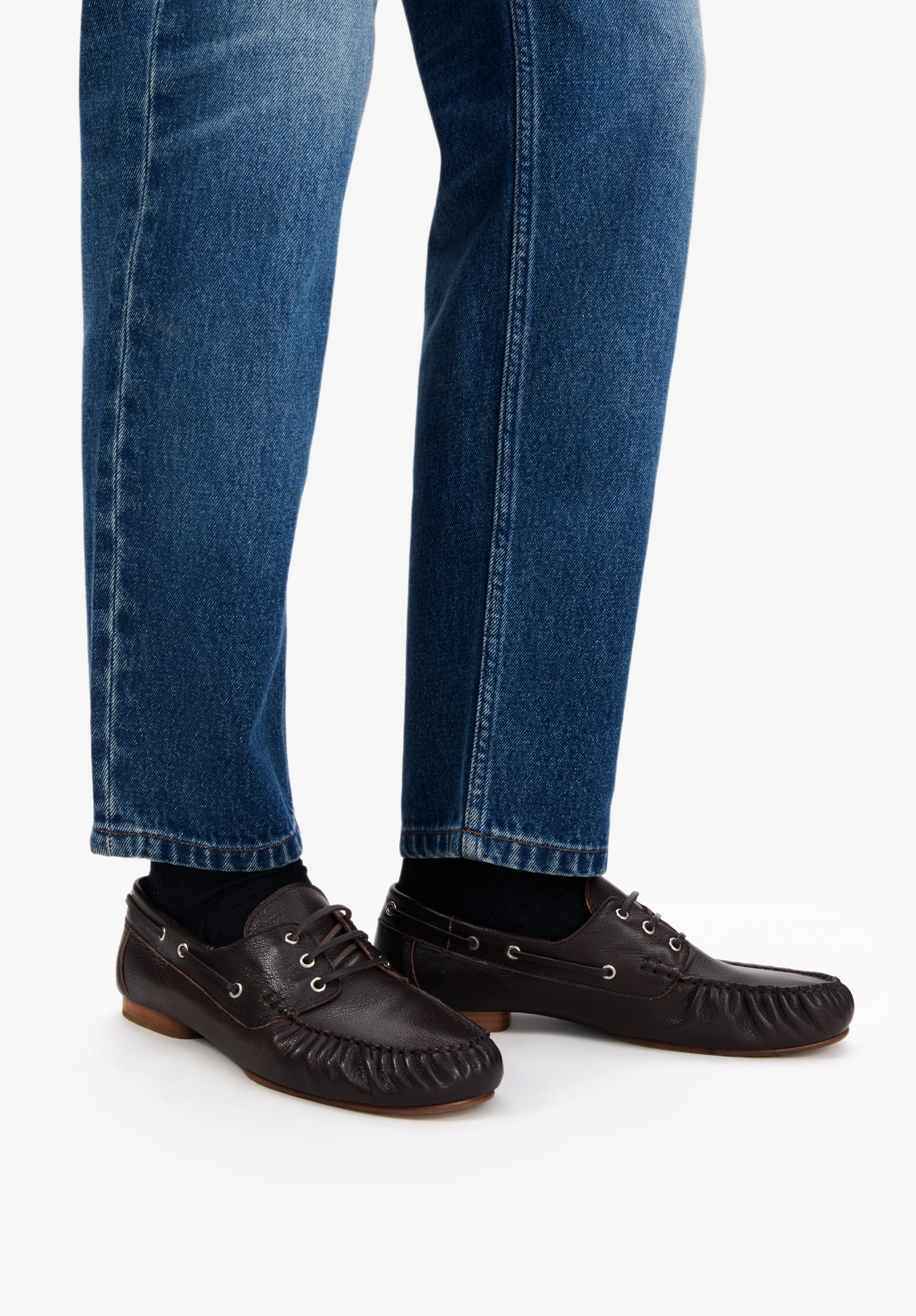 A.P.C. Shoes Bootsschuhe Leder Schnürung