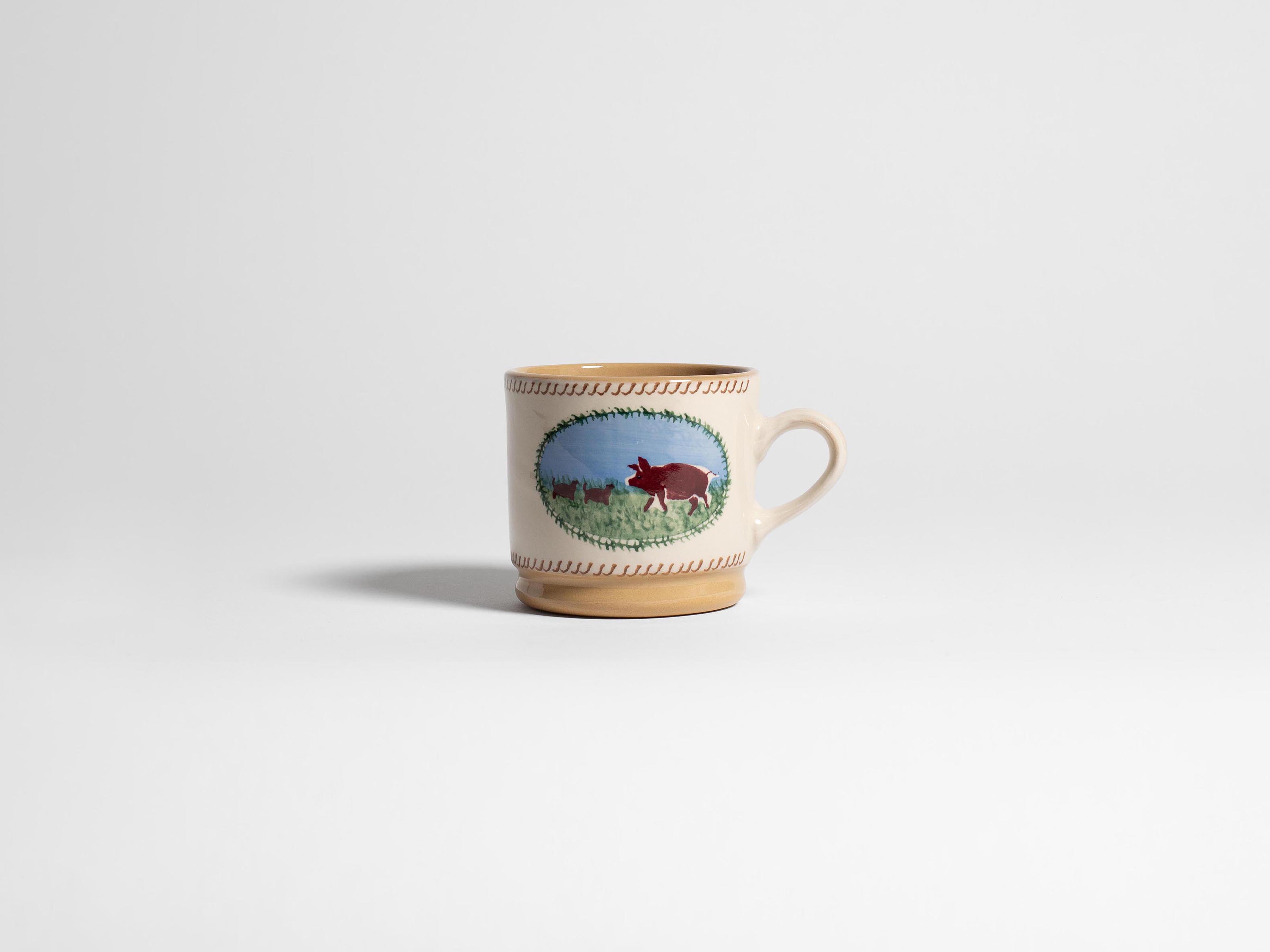 Nicholas Mosse Large Mug Tasse Weiß Multi Keramik