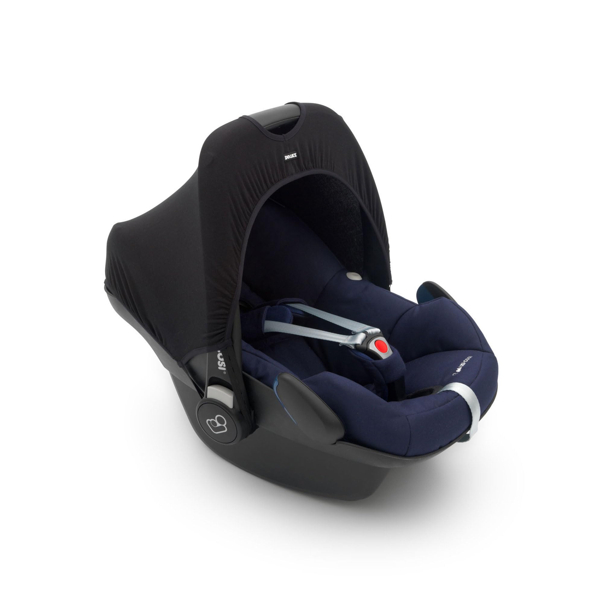 Dooky Hoody Sonnenhaube Babyschale 0+ Black UPF50+