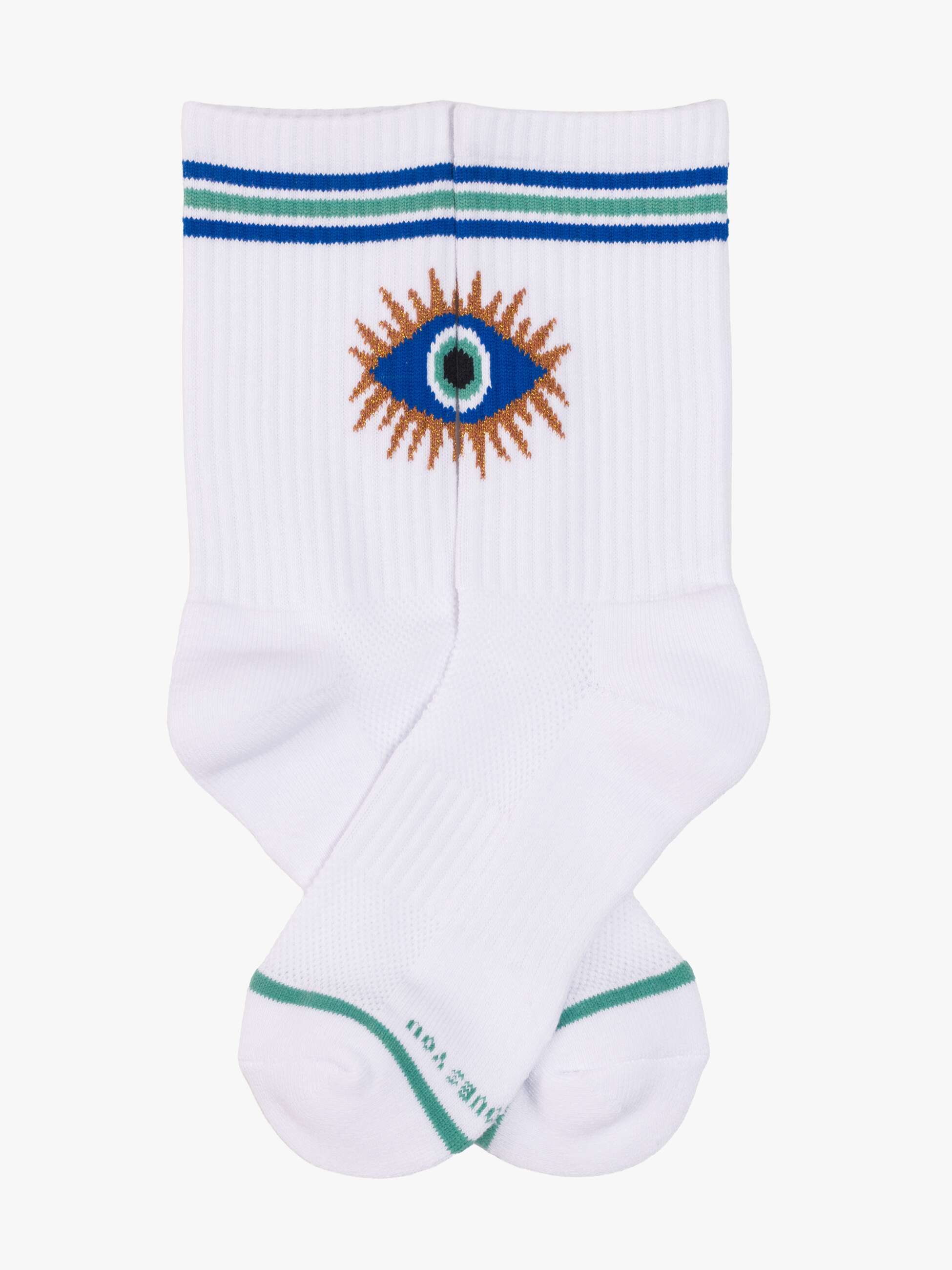 Mother Baby Steps Cosmic Eye Socken Weiß Tube