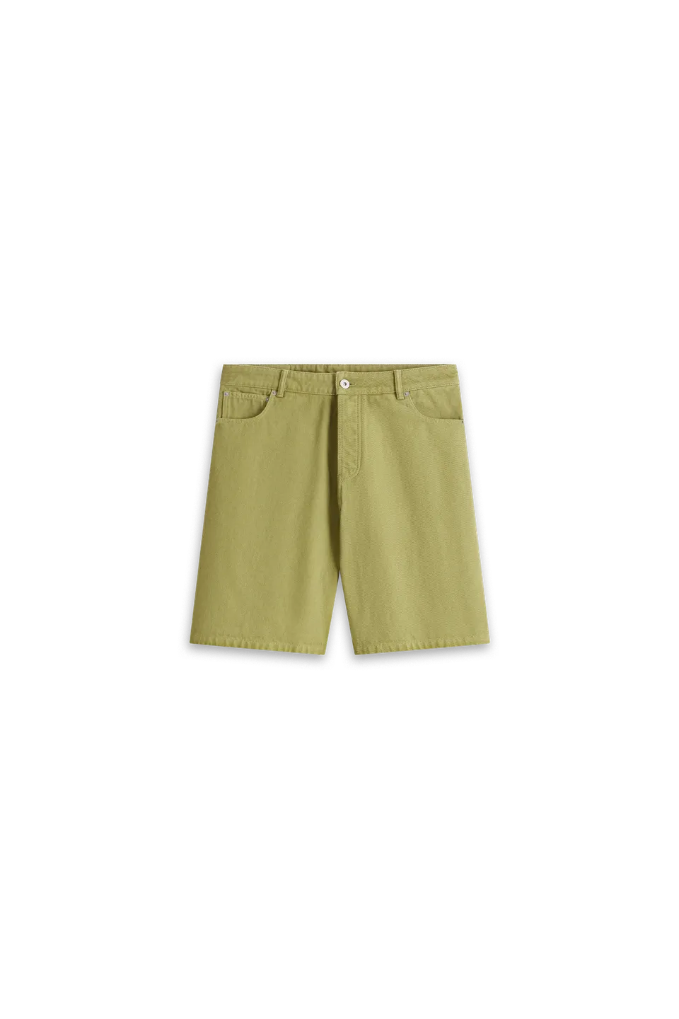Drôle De Monsieur Shorts D-BS126 Denim Shorts Khaki Baumwolle