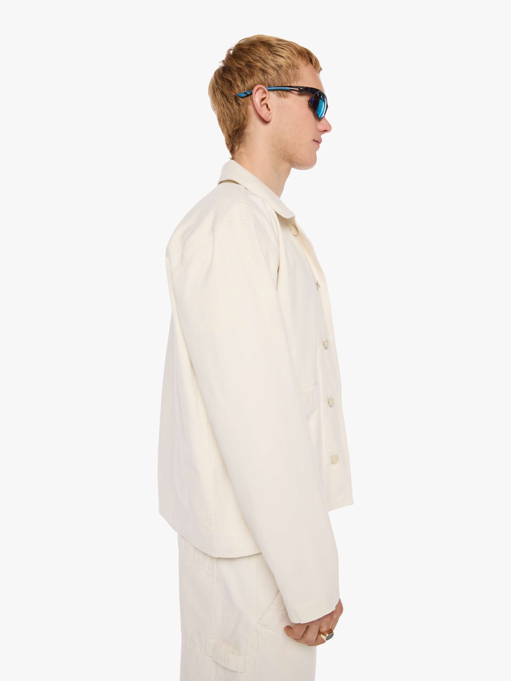 Mother Jackets The Daily Special Jacket Herren Creme Baumwolle