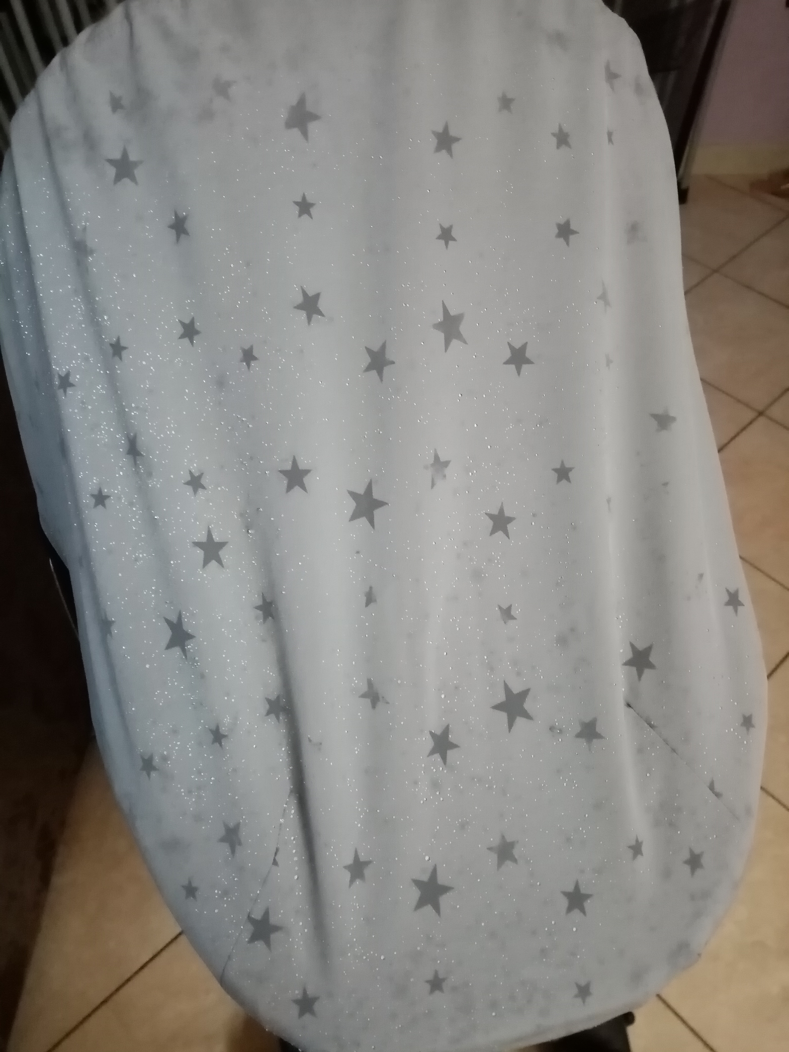 Dooky Hoody Magic Rain Sonnenschutz Babyschale 0+ Grau