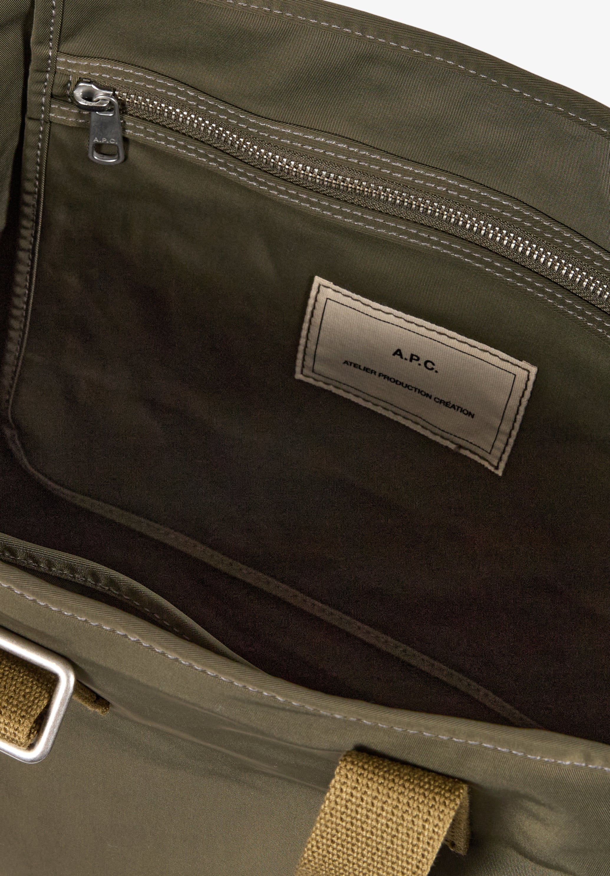 A.P.C. Archive Tragetasche Nylon grün TU