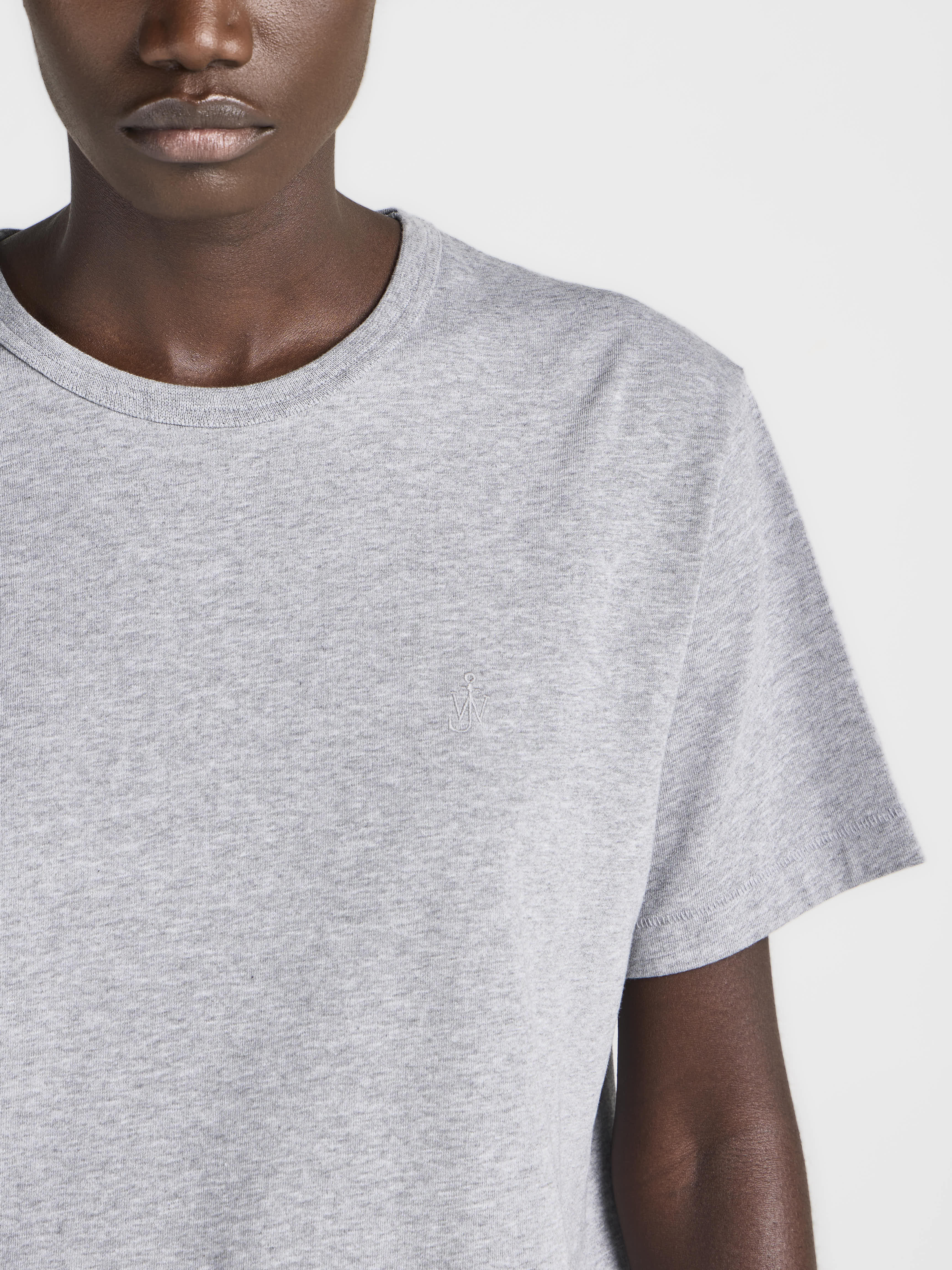 J.W.Anderson Anchor T-Shirt Damen Grau Melange Stick